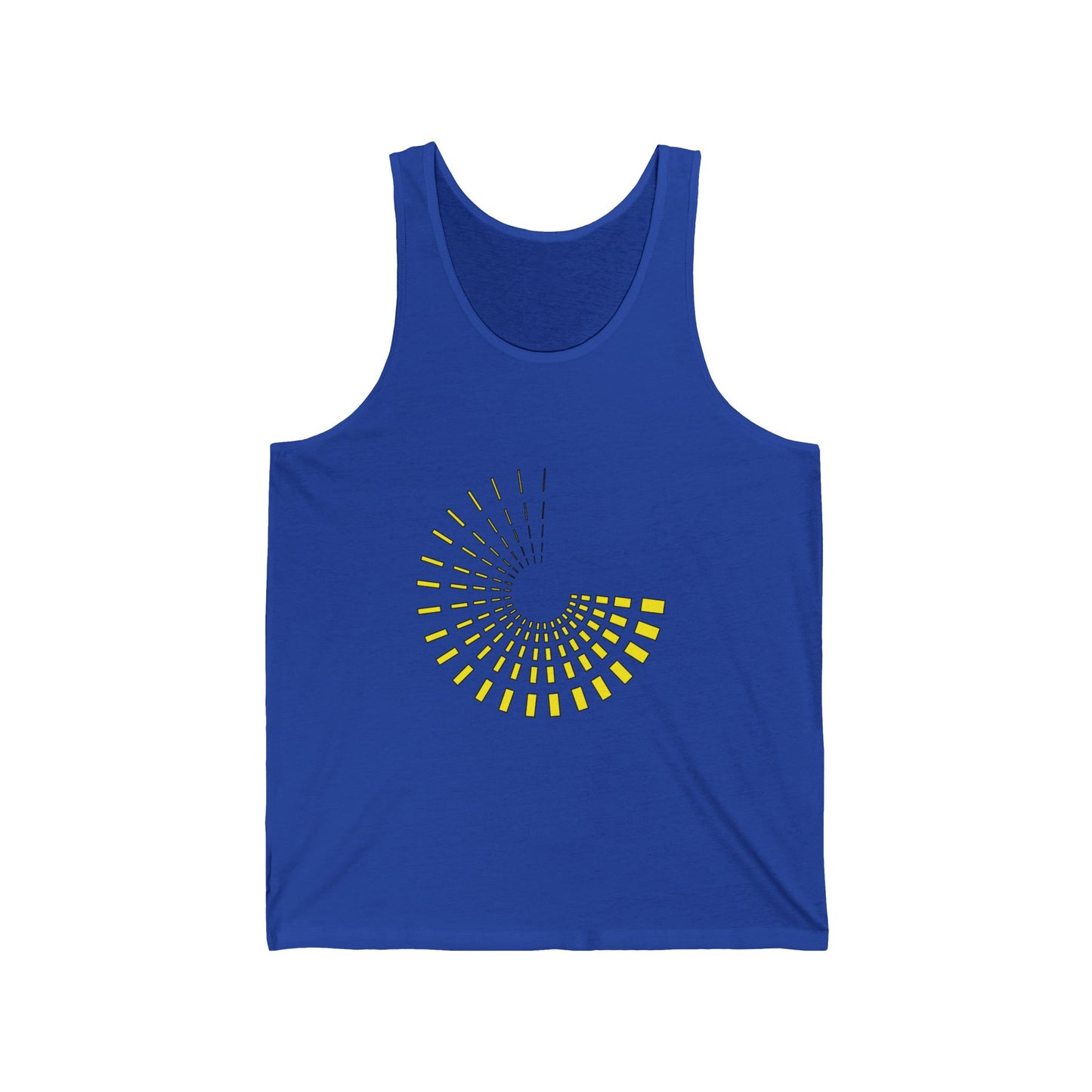 Unisex Jersey Tank with Yellow circle | OKEYCITY