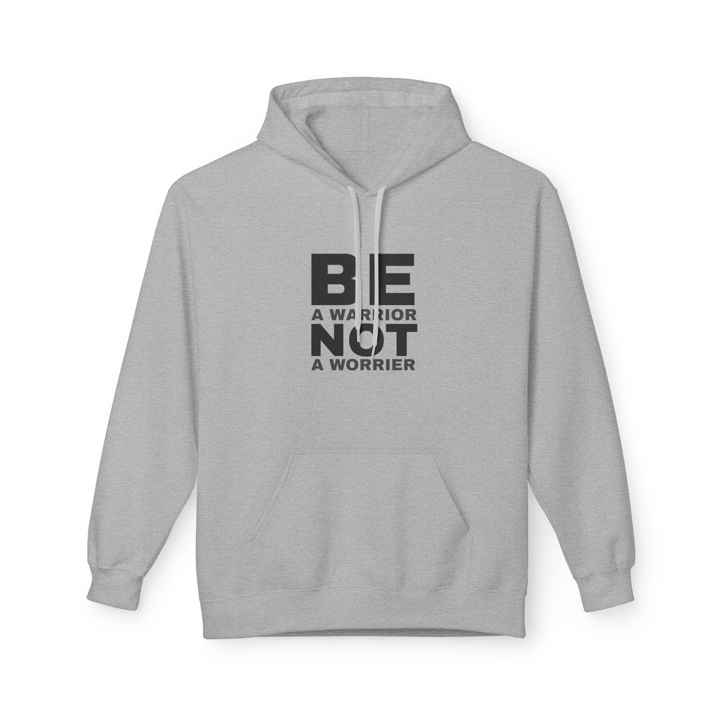 Unisex Midweight Softstyle Fleece Hoodie With Typography Design | OKEYCITY