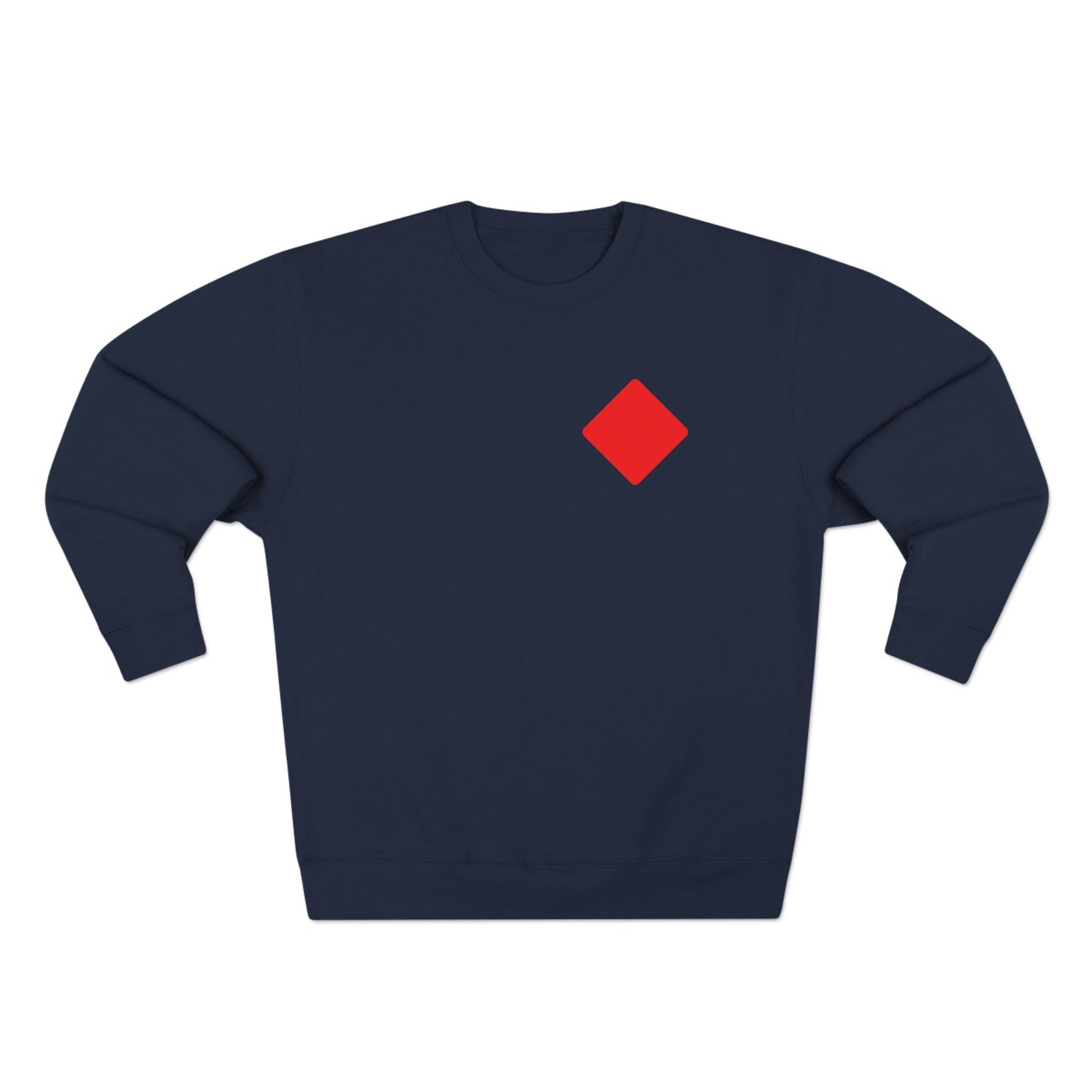 Unisex Crewneck Sweatshirt With Diamond card symbol | OKEYCITY