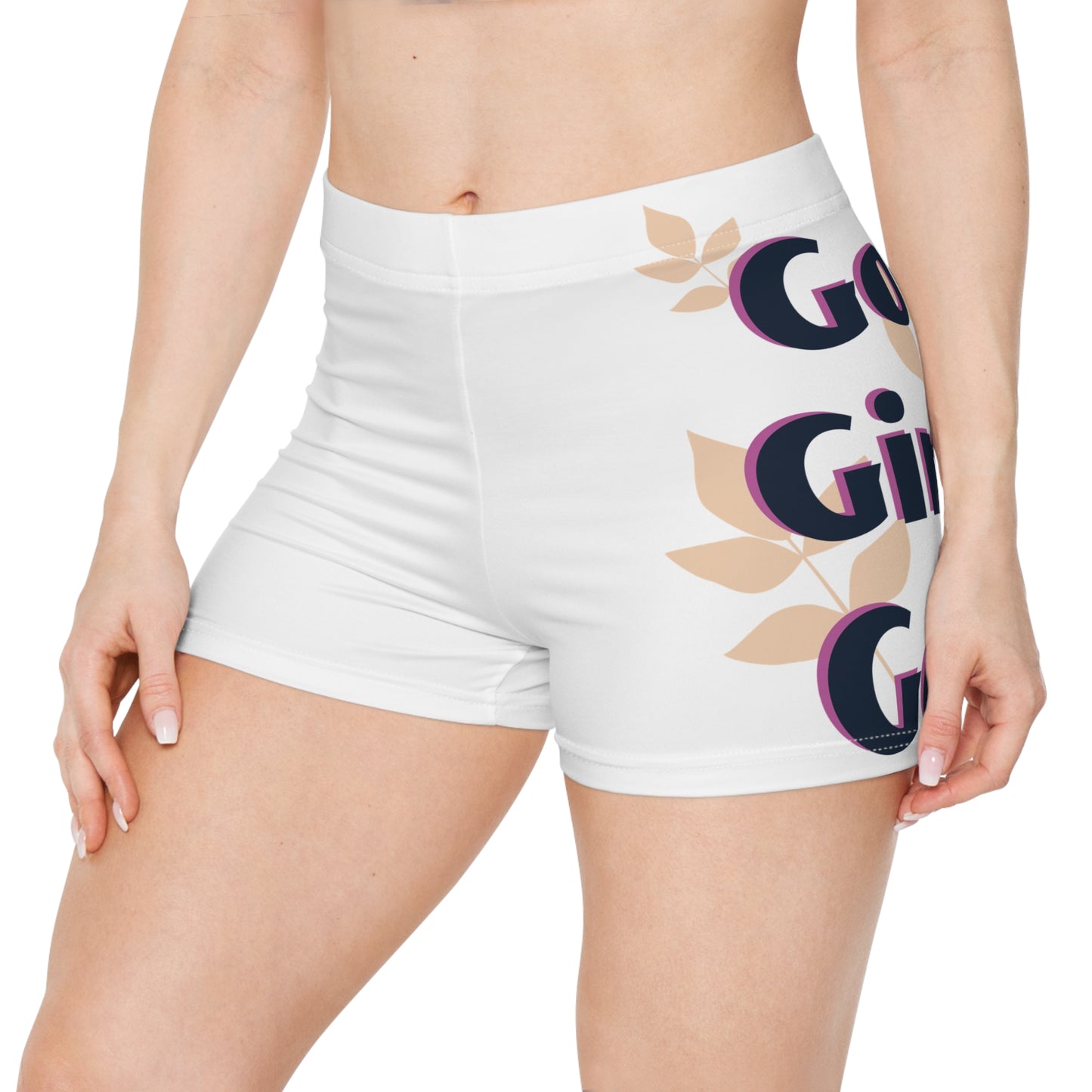 Women's Shorts With Typography Design | OKEYCITY