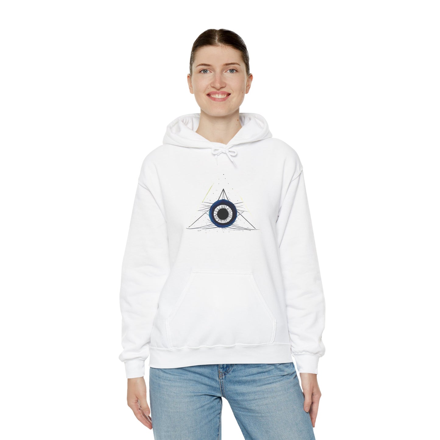 Unisex Heavy Blend™ Hooded Sweatshirt illuminati ِDesign | OKEYCITY