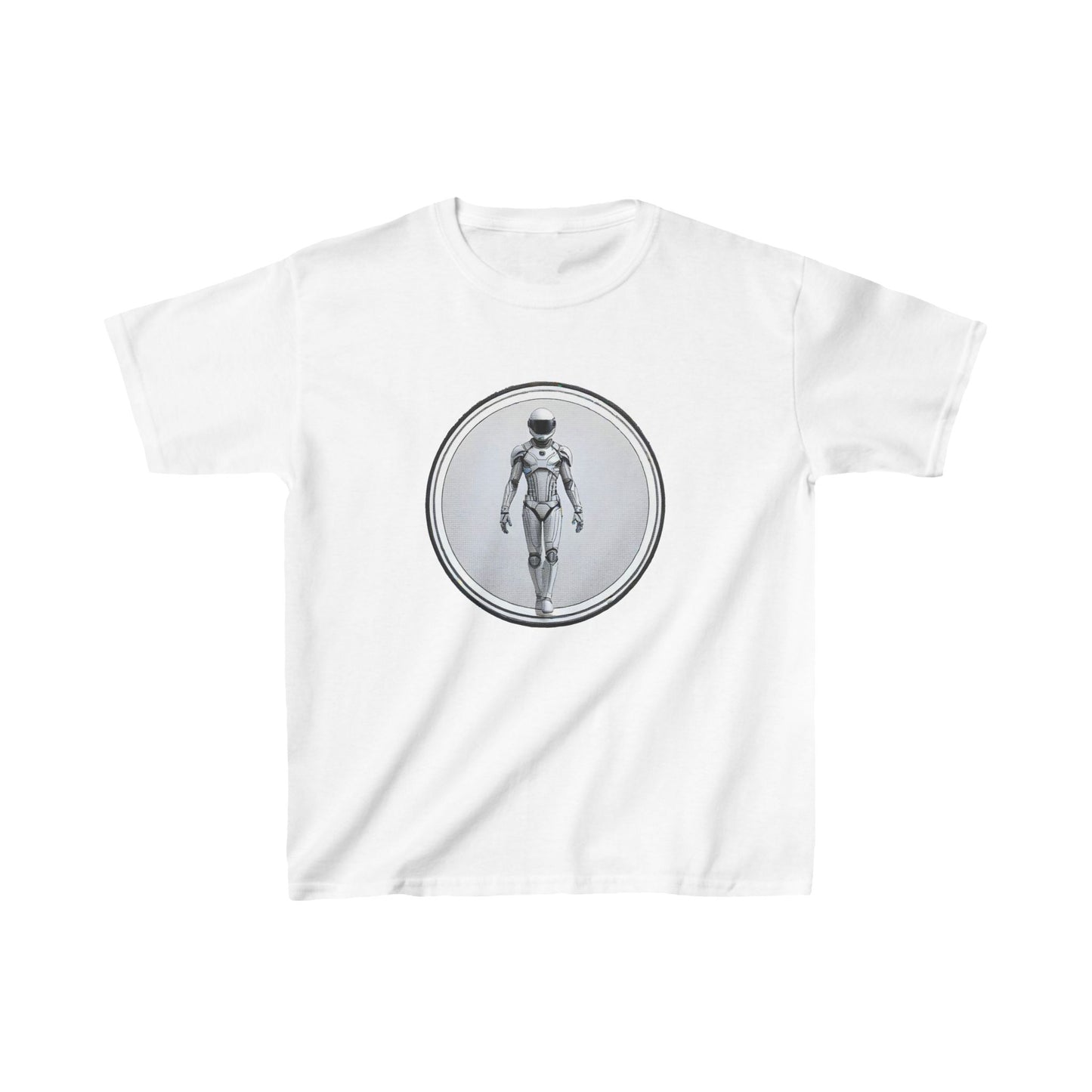 Kids Heavy Cotton™ Tee with astronaut design | OKEYCITY