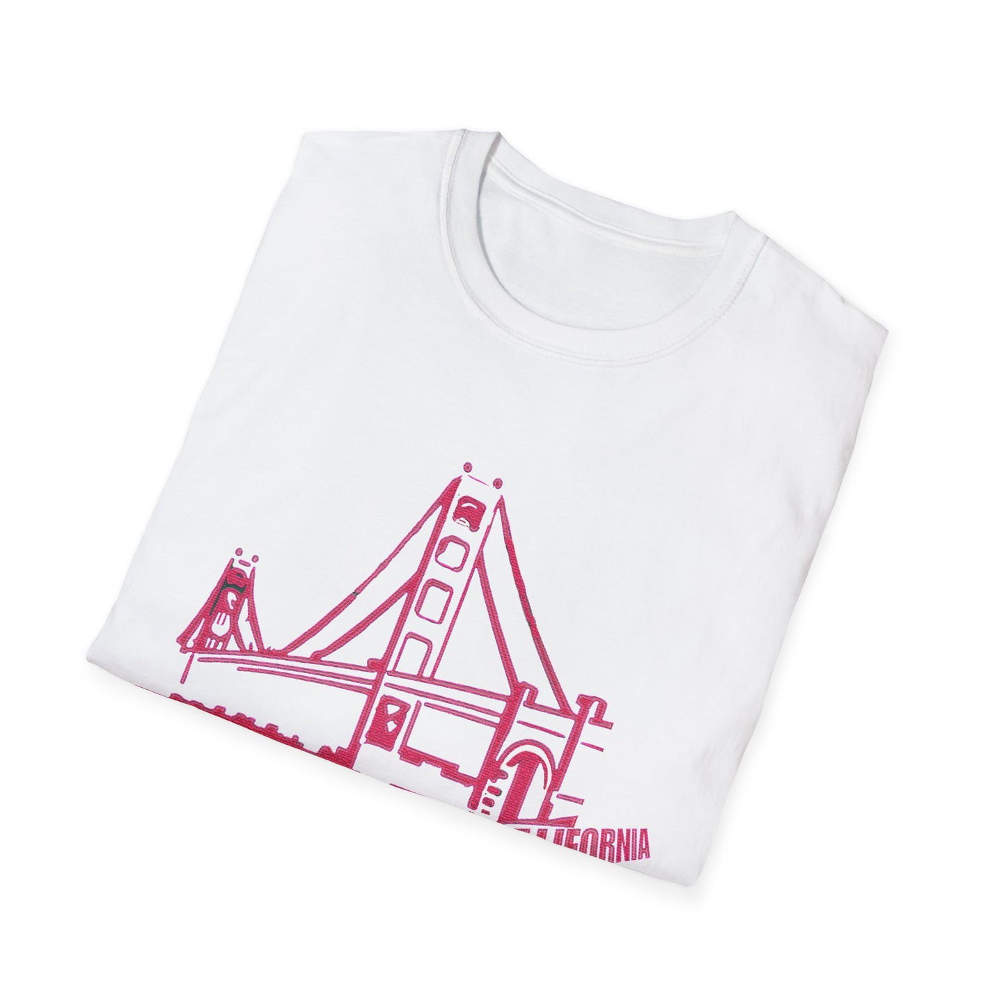 Unisex Softstyle T-Shirt with San Francisco Design | OKEYCITY