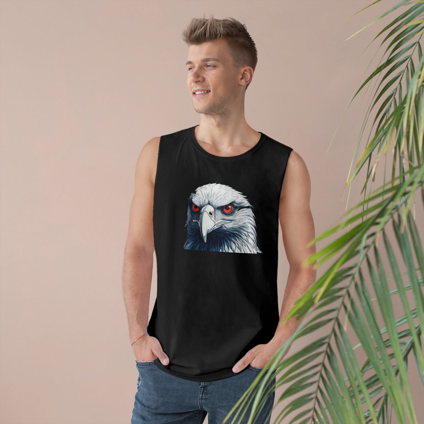 Unisex Barnard Tank with Eagle Design | OKEYCITY