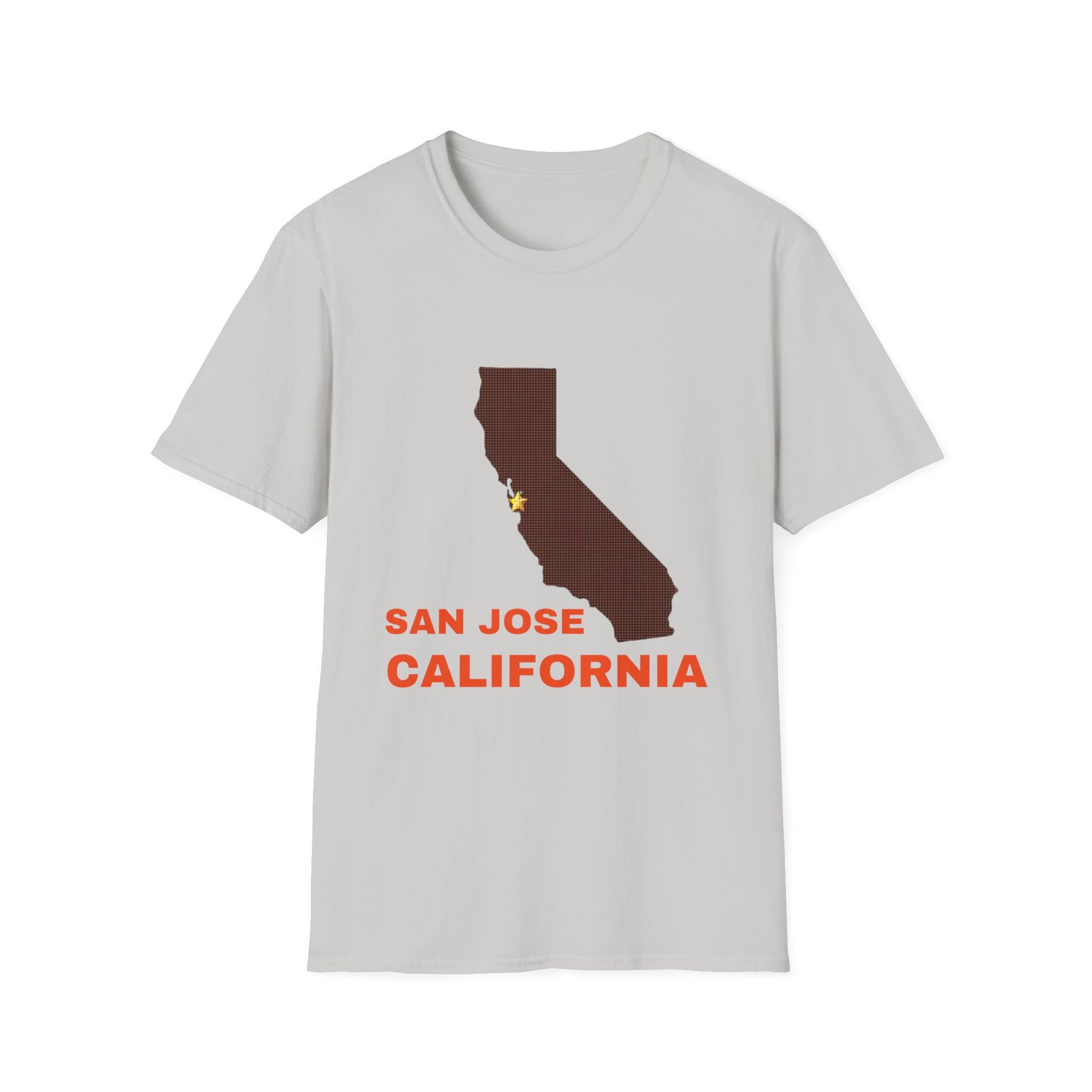 Unisex Softstyle T-Shirt with San Jose Design | OKEYCITY