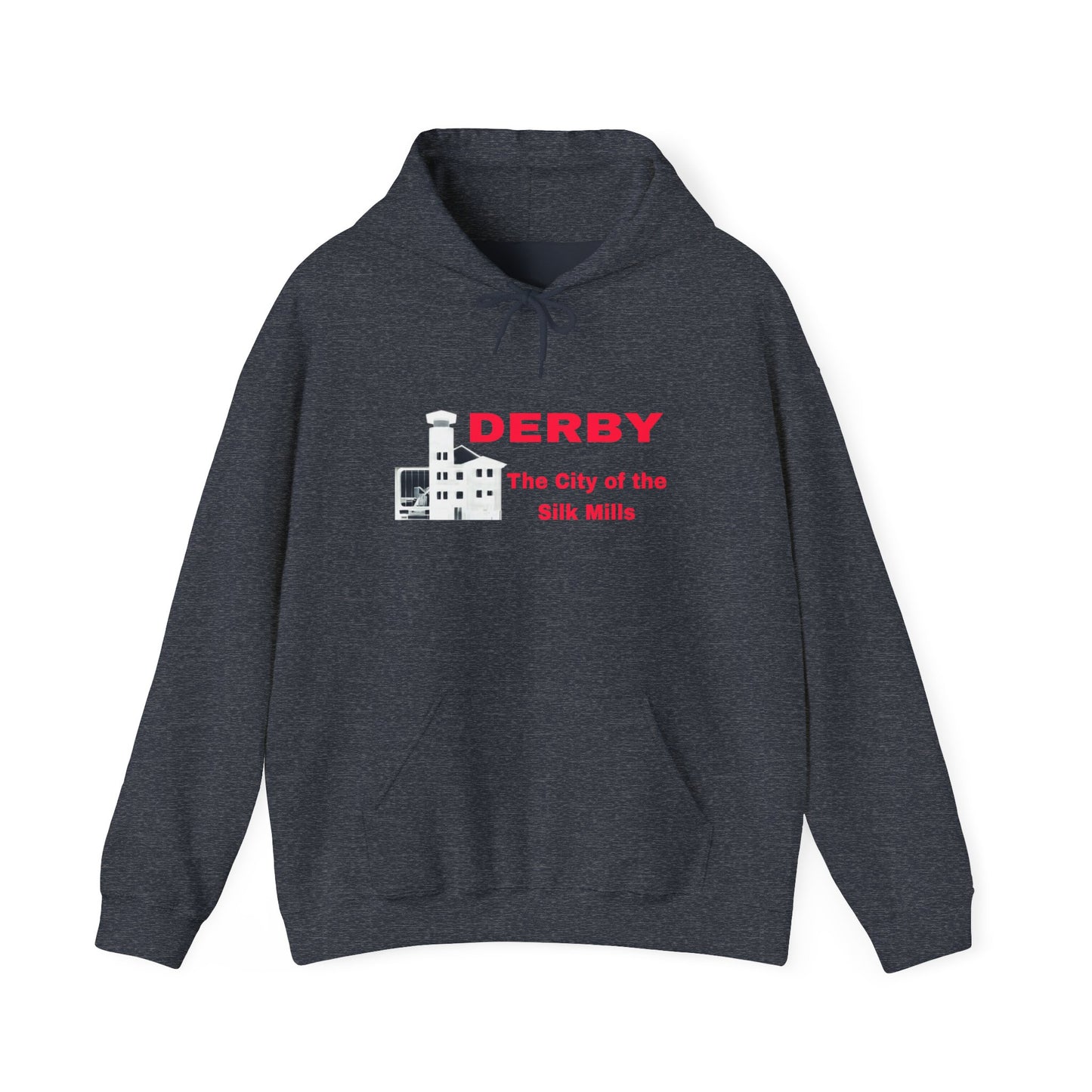 Unisex Heavy Blend™ Hooded Sweatshirt with Derby Design | OKEYCITY