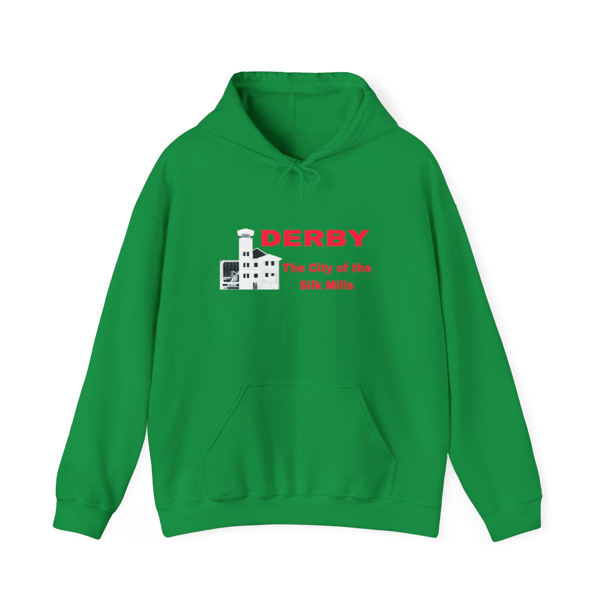 Unisex Heavy Blend™ Hooded Sweatshirt with Derby Design | OKEYCITY