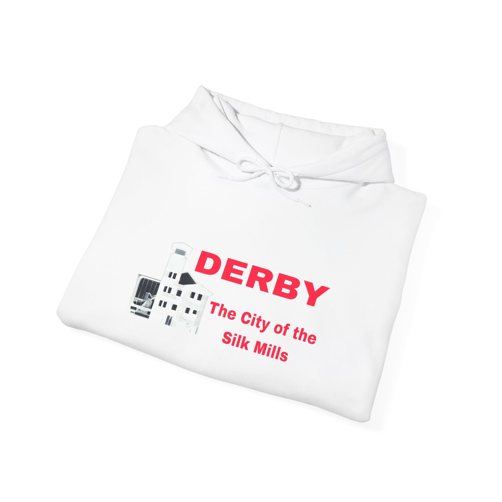 Unisex Heavy Blend™ Hooded Sweatshirt with Derby Design | OKEYCITY