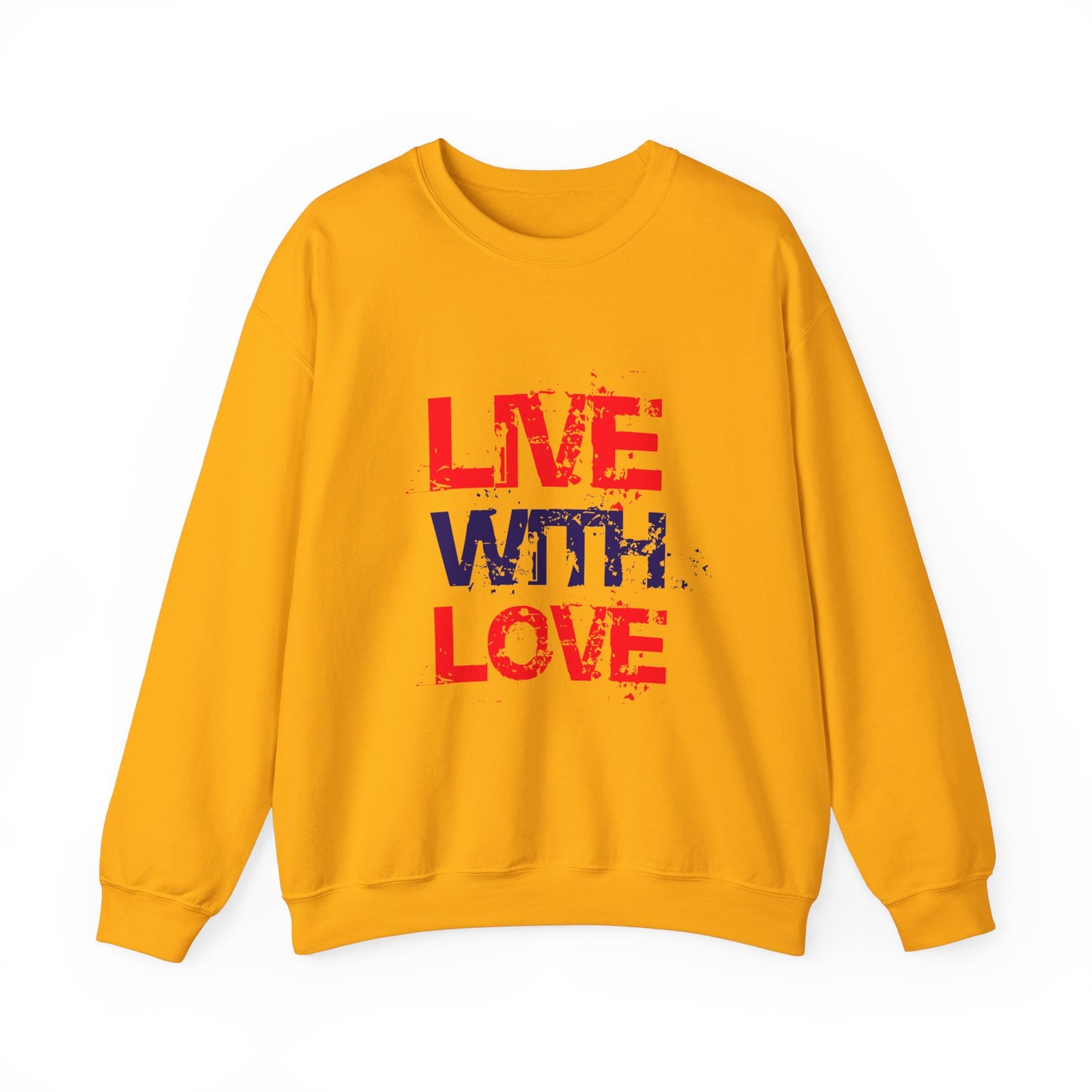 Unisex Heavy Blend™ Crewneck Sweatshirt with love Design | OKEYCITY