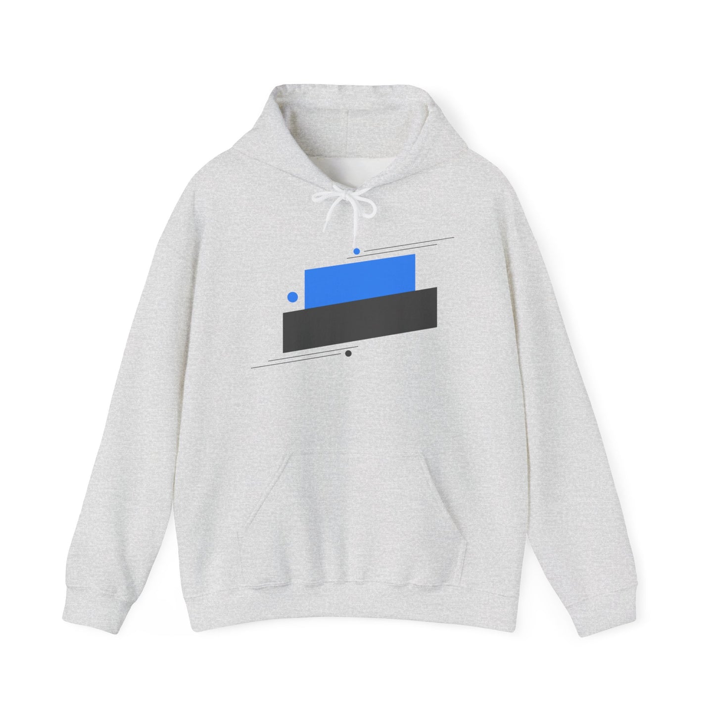 Unisex Heavy Blend™ Hooded Sweatshirt with blue graphic Design | OKEYCITY