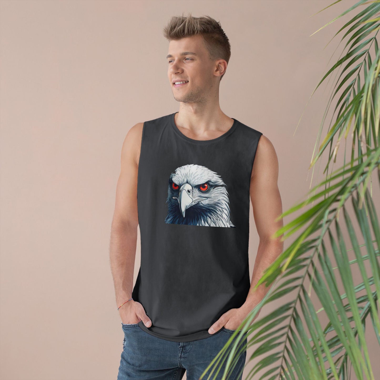 Unisex Barnard Tank with Eagle Design | OKEYCITY