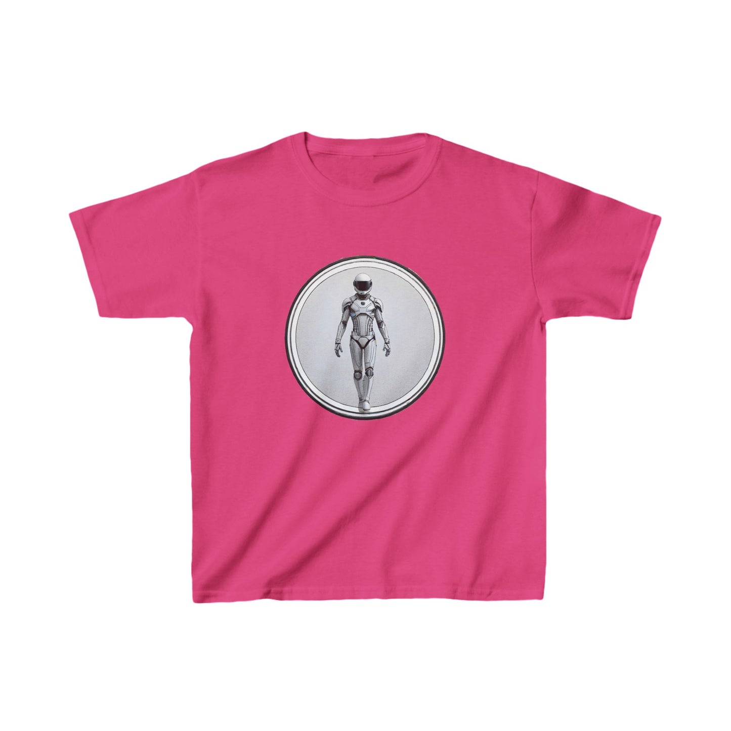 Kids Heavy Cotton™ Tee with astronaut design | OKEYCITY