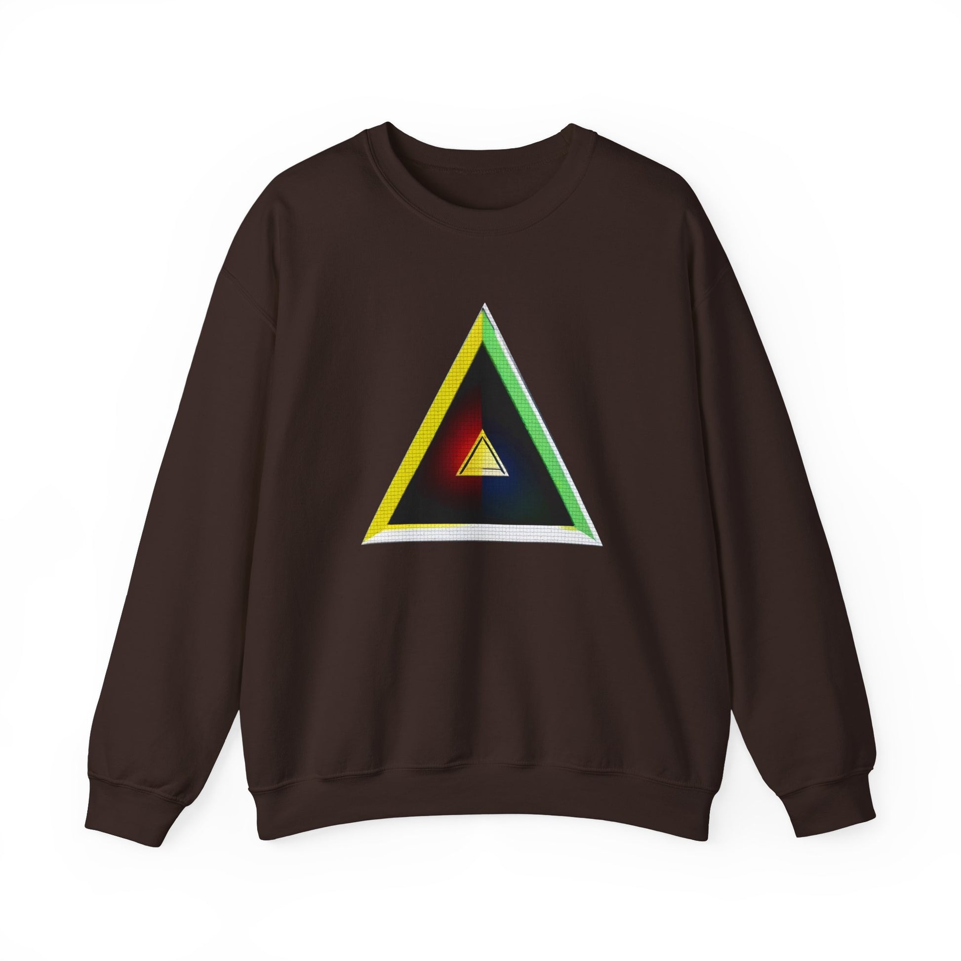 Unisex Heavy Blend™ Crewneck Sweatshirt with triangle Design | OKEYCITY