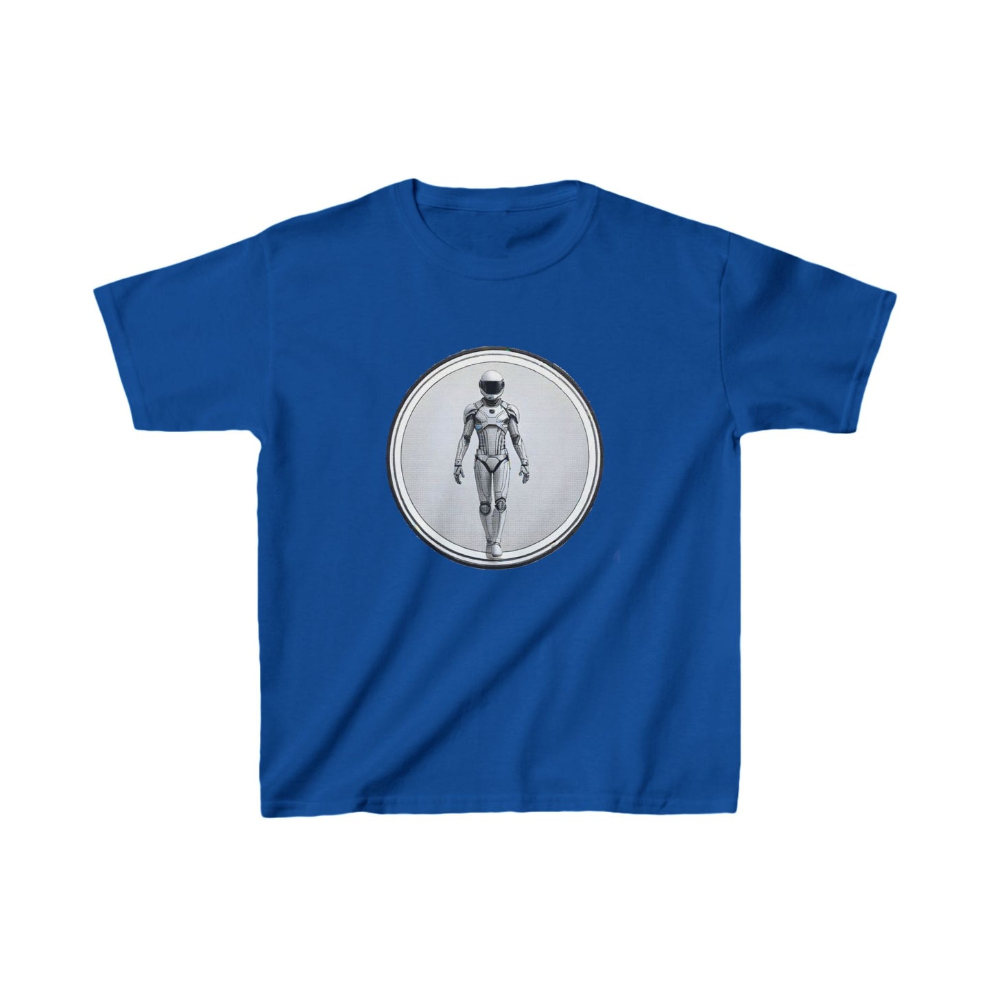 Kids Heavy Cotton™ Tee with astronaut design | OKEYCITY