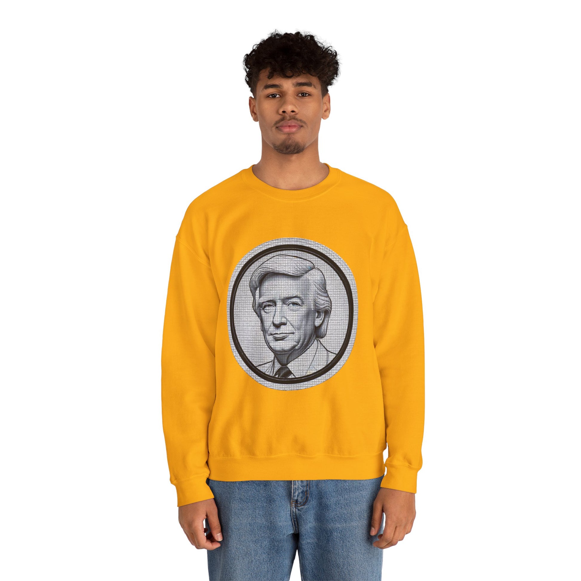 Unisex Heavy Blend™ Crewneck Sweatshirt trump Design | OKEYCITY