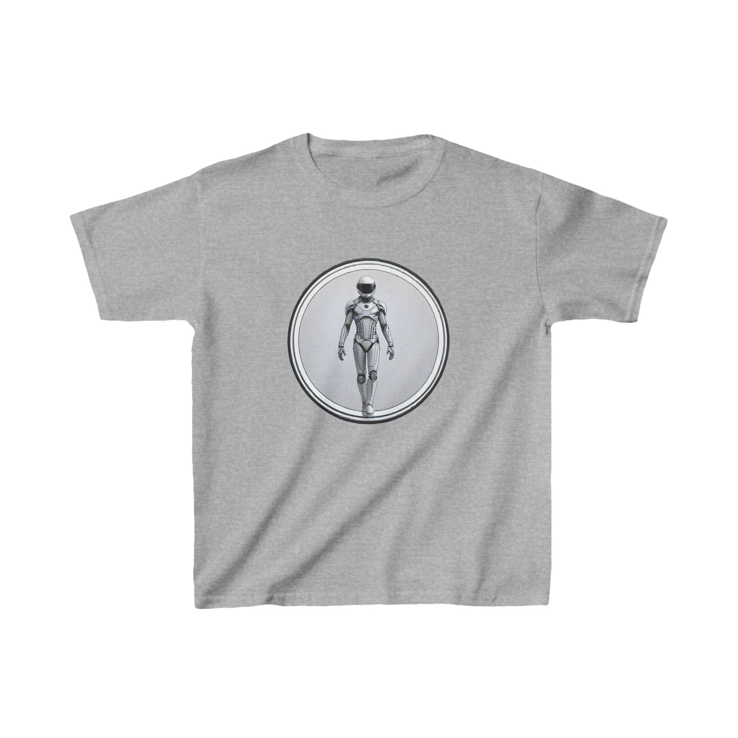 Kids Heavy Cotton™ Tee with astronaut design | OKEYCITY