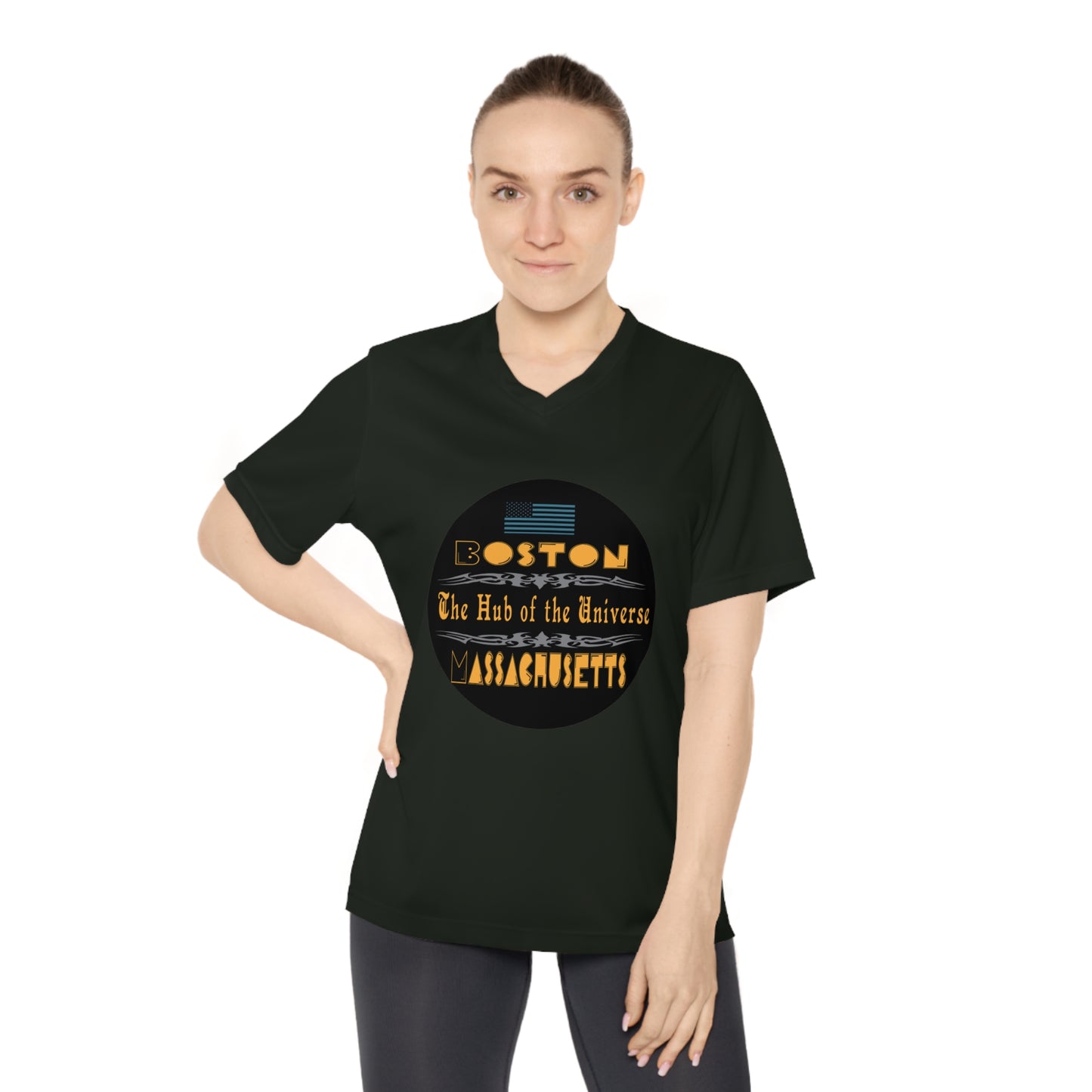 Women's Performance V-Neck T-Shirt | OKEYCITY