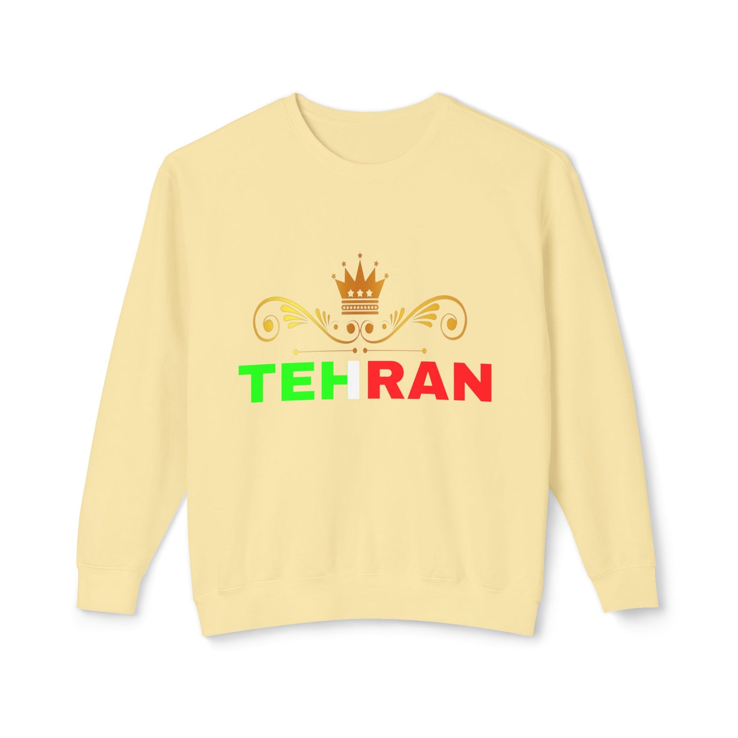 Unisex Lightweight Crewneck Sweatshirt With Tehran Design | OKEYCITY