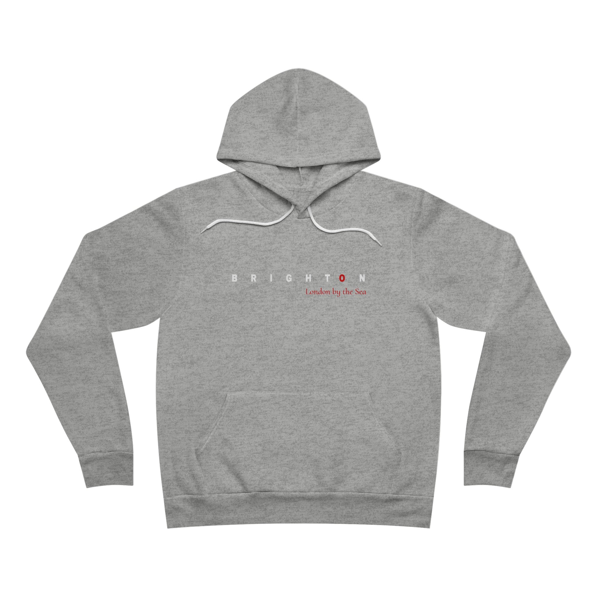 Unisex Sponge Fleece Pullover Hoodie with Brighton city Design | OKEYCITY