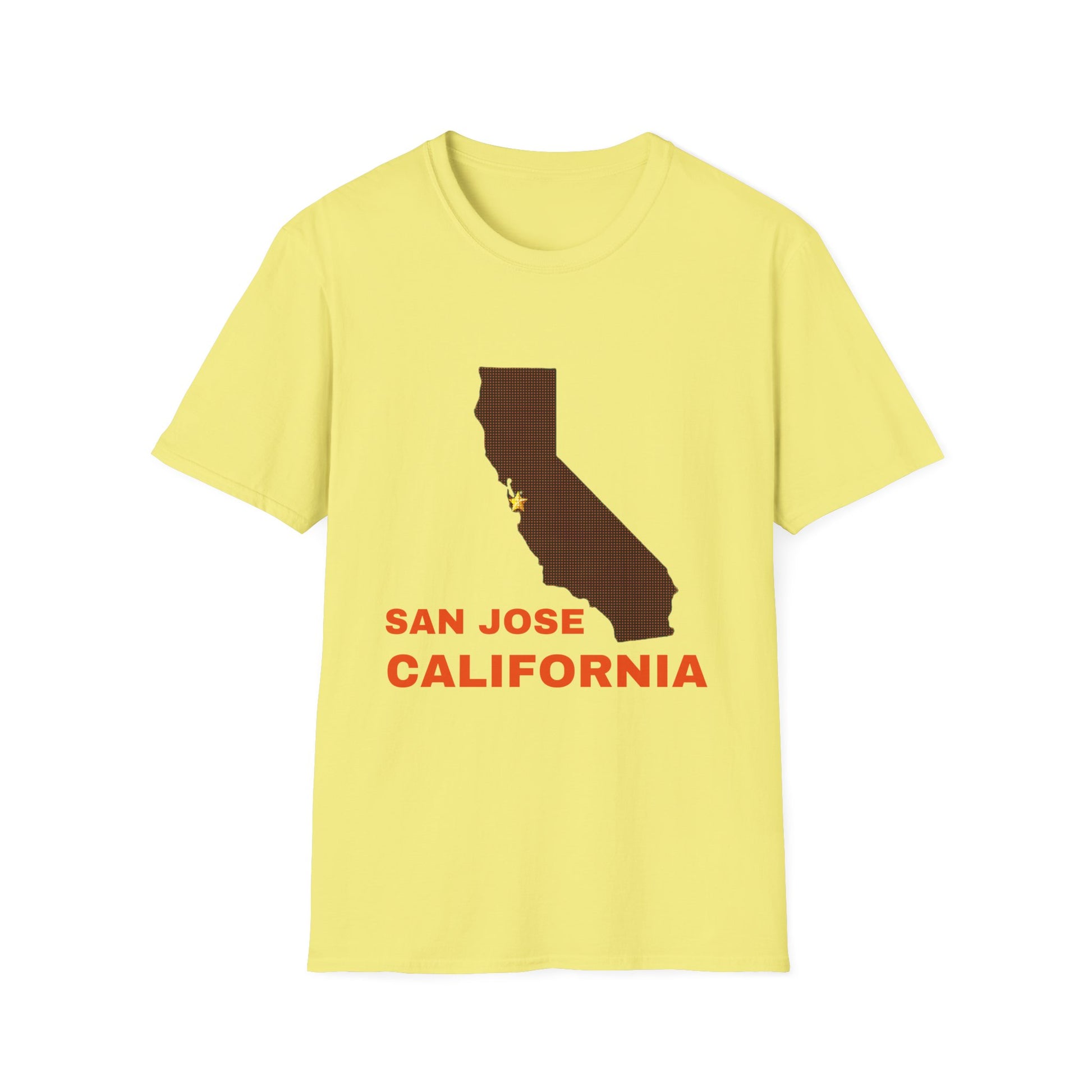 Unisex Softstyle T-Shirt with San Jose Design | OKEYCITY