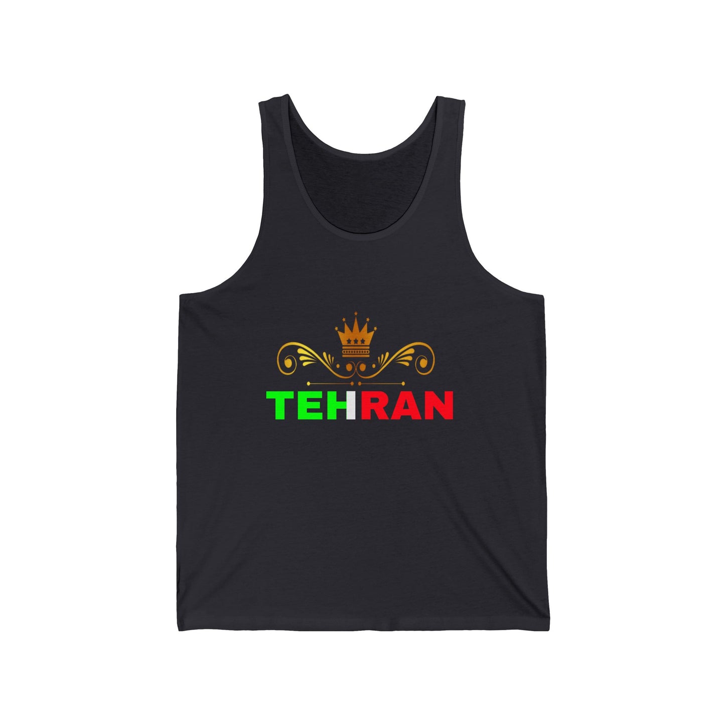 Unisex Jersey Tank With Tehran Design | OKEYCITY