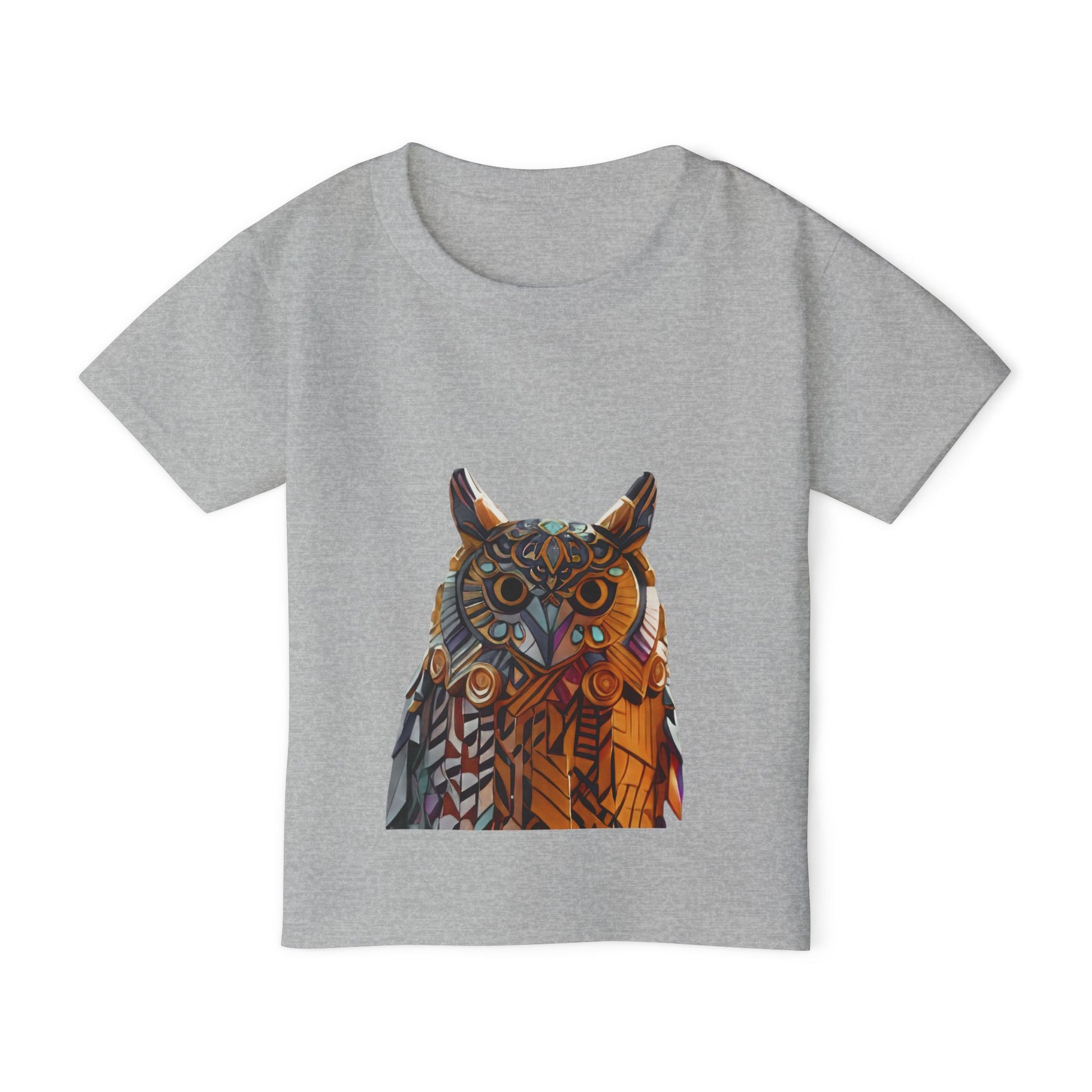 Heavy Cotton™ Toddler T-shirt with Graffiti Owl Design | OKEYCITY