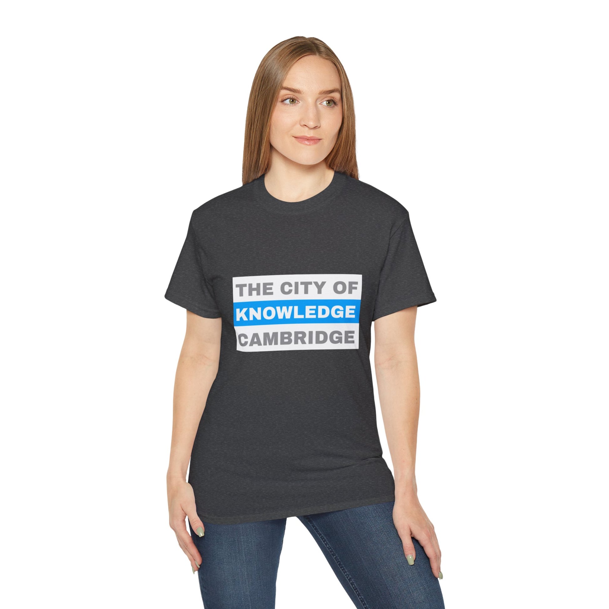 Unisex Ultra Cotton Tee with cambridge city Design | OKEYCITY