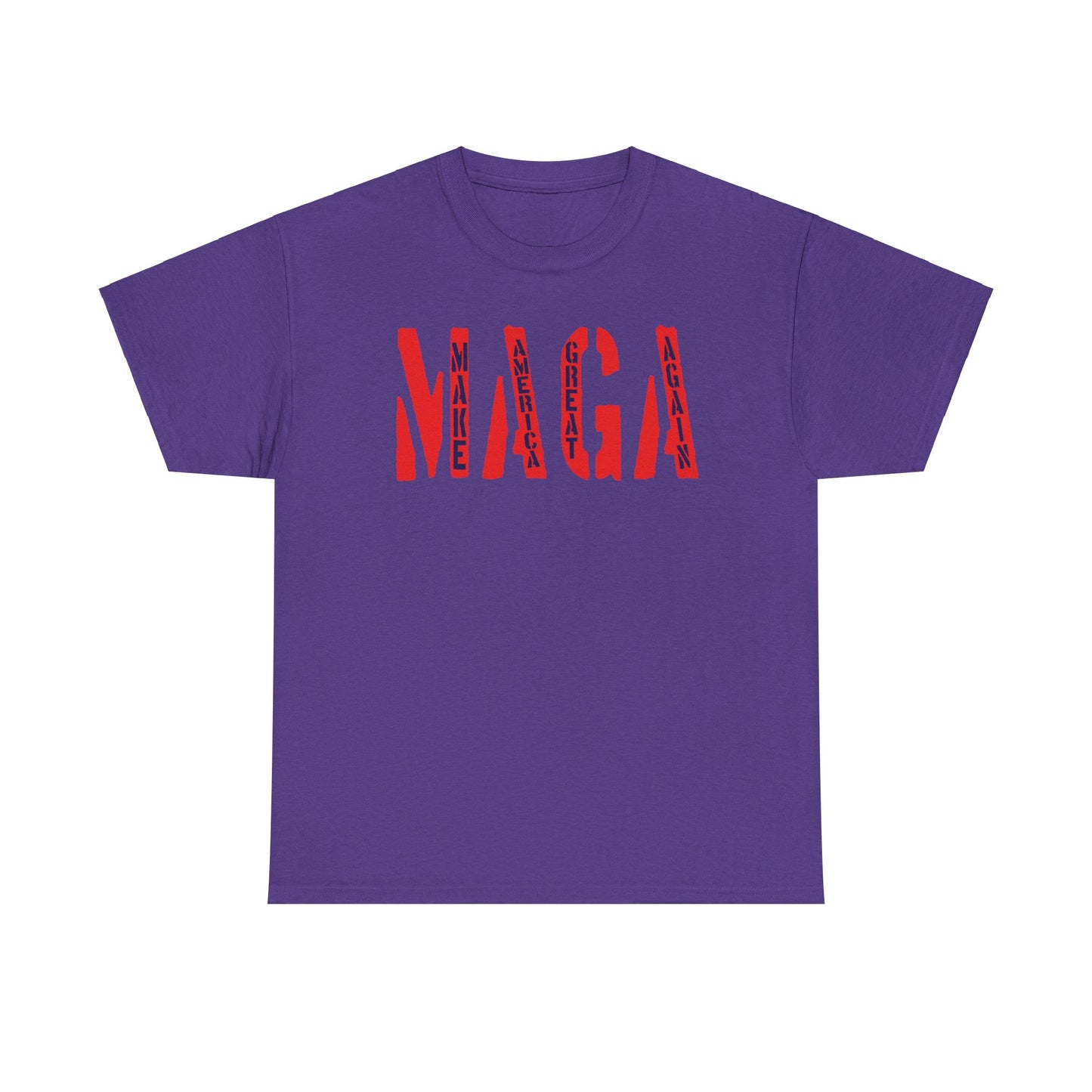 Unisex Heavy Cotton Tee With MAGA Design | OKEYCITY