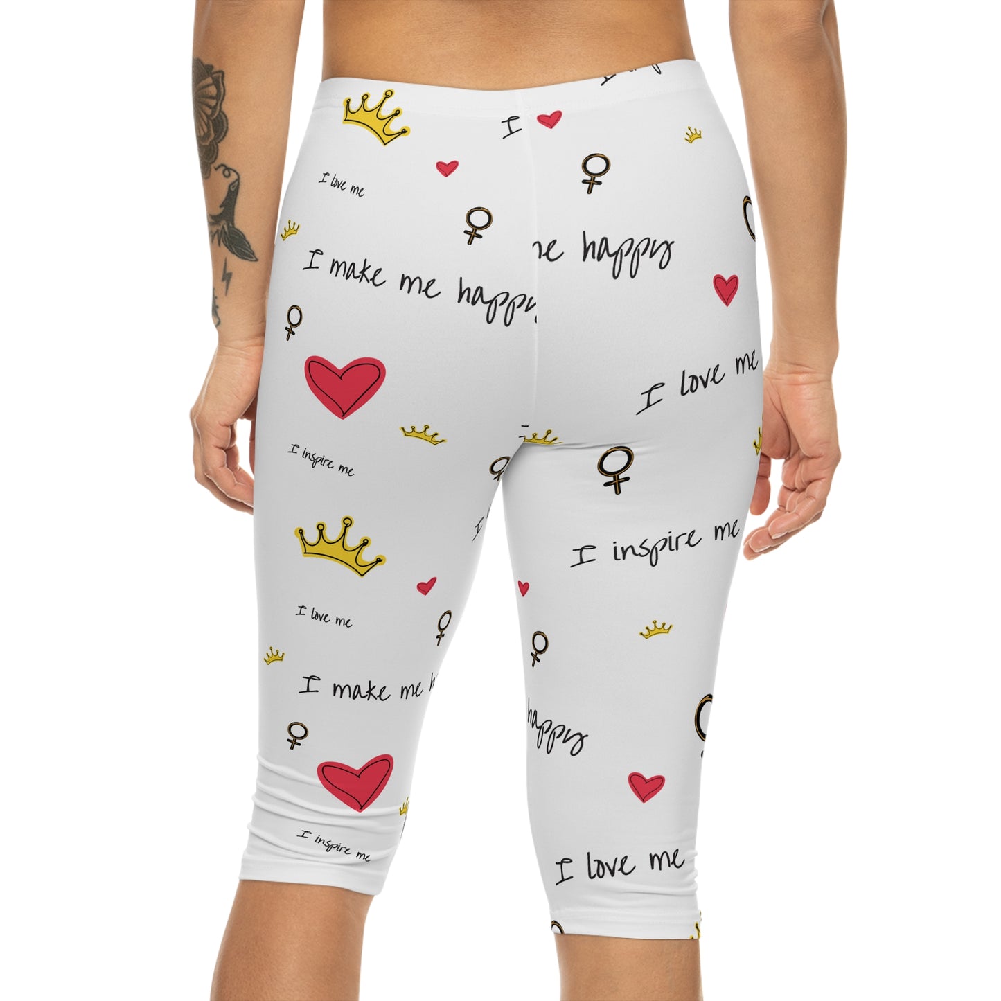 Women’s Capri Leggings With nice Pattern | OKEYCITY