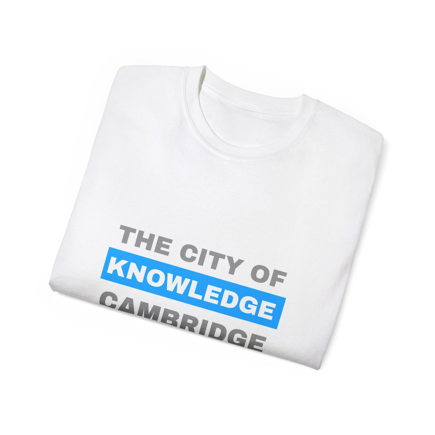 Unisex Ultra Cotton Tee with cambridge city Design | OKEYCITY