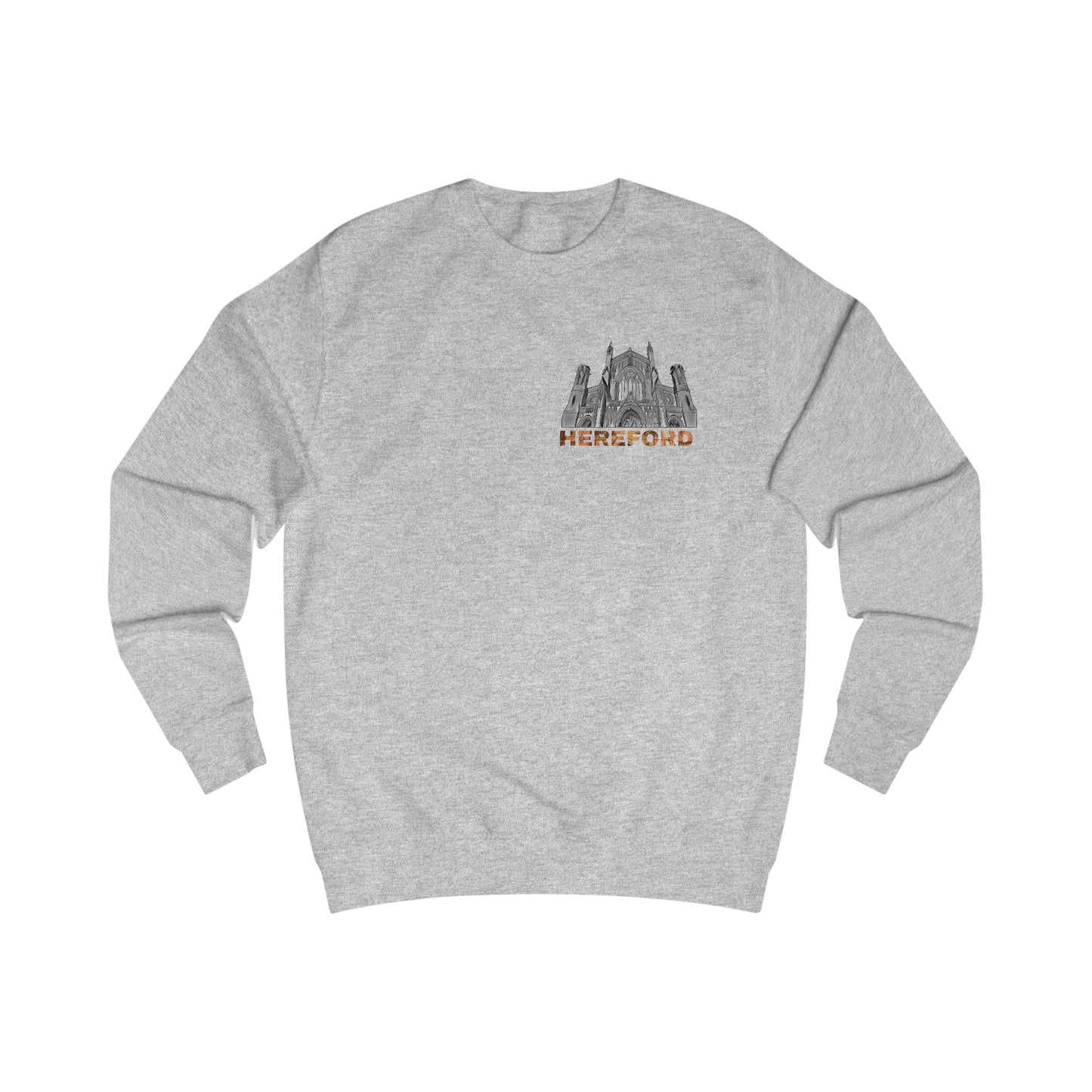 Unisex Sweatshirt with Hereford city Design | OKEYCITY