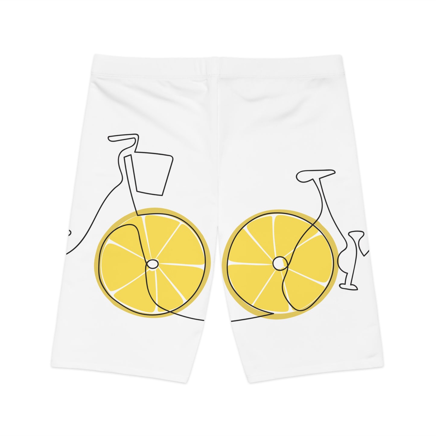 Women's Bike Shorts with bike Design | OKEYCITY