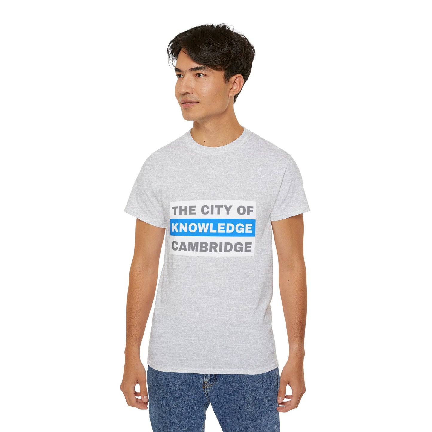 Unisex Ultra Cotton Tee with cambridge city Design | OKEYCITY