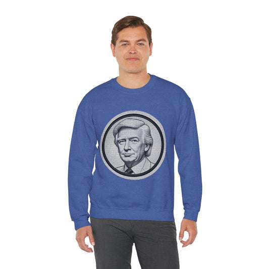 Unisex Heavy Blend™ Crewneck Sweatshirt trump Design | OKEYCITY