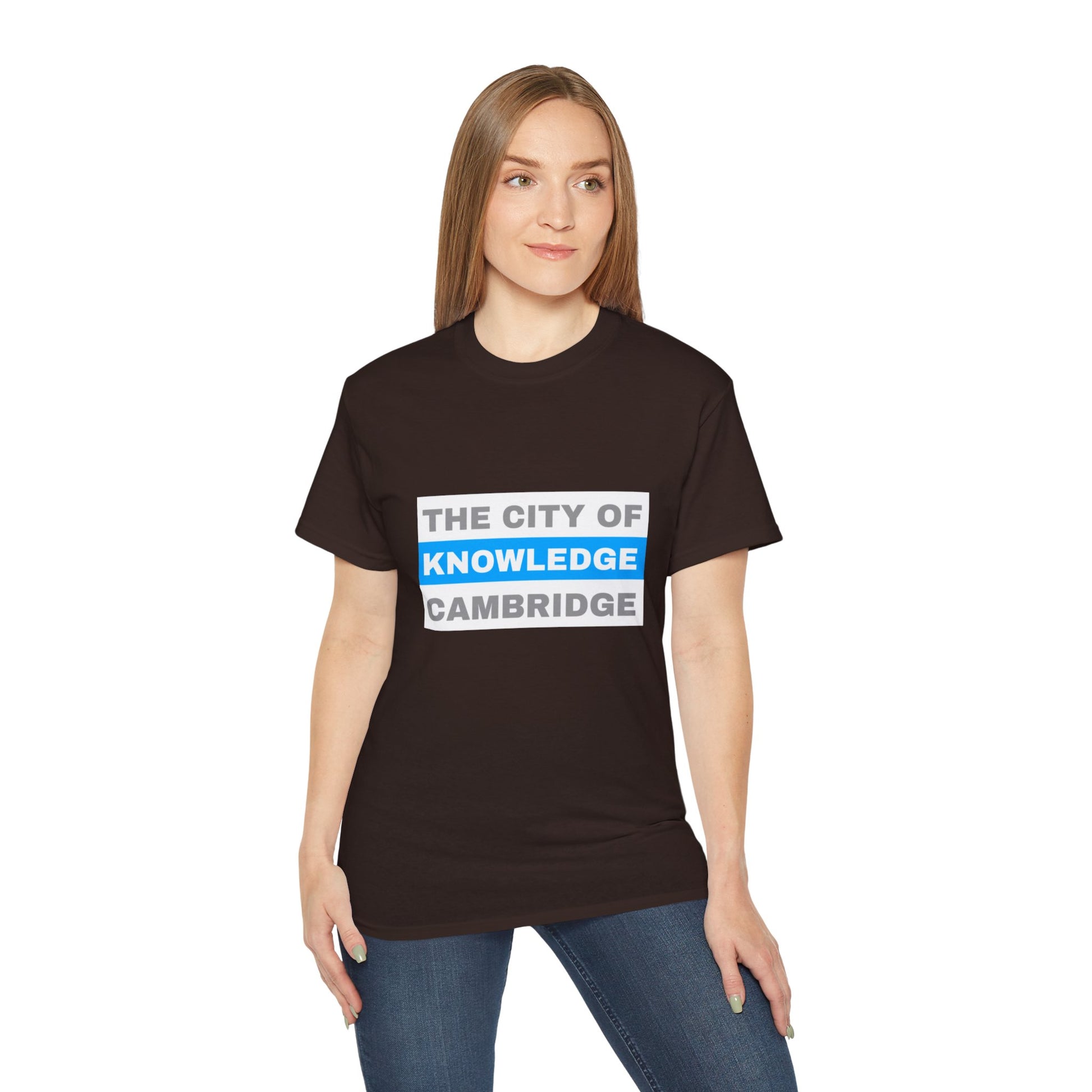 Unisex Ultra Cotton Tee with cambridge city Design | OKEYCITY