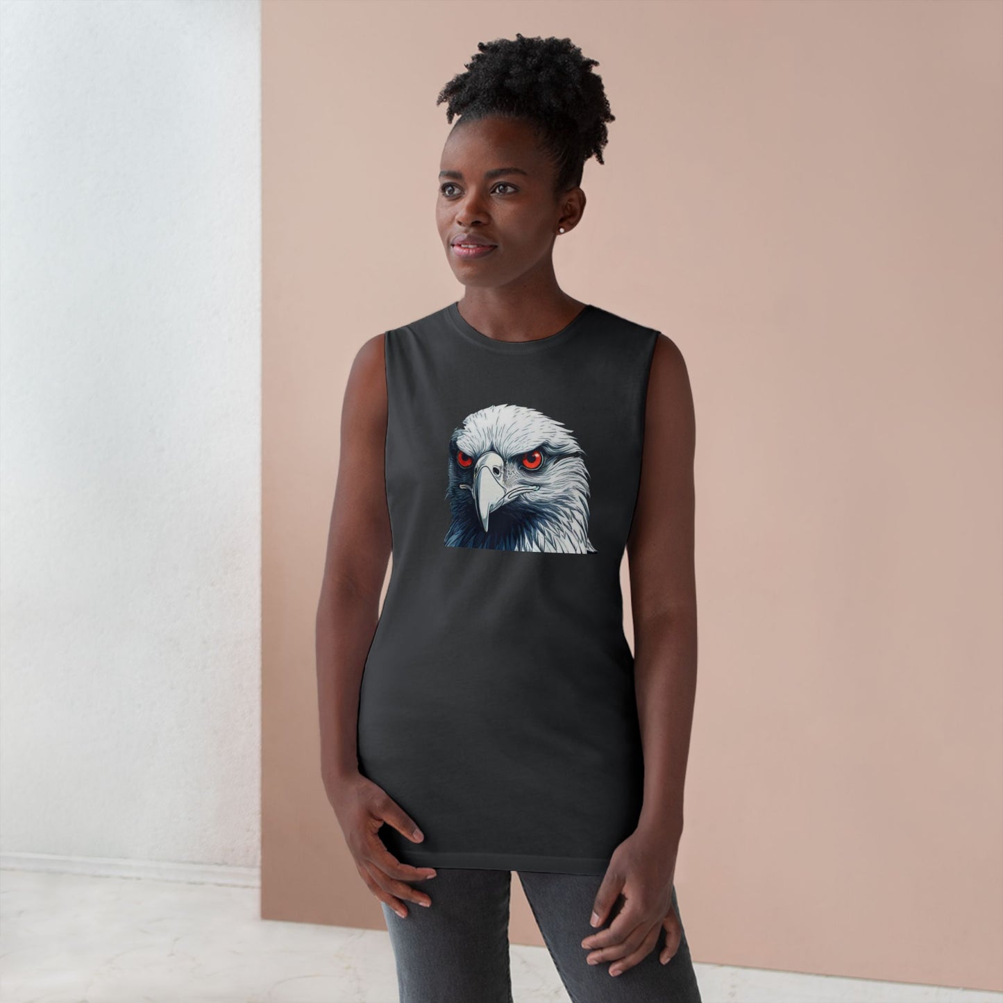 Unisex Barnard Tank with Eagle Design | OKEYCITY