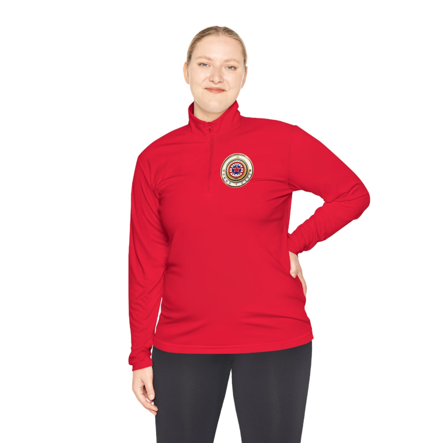 Unisex Quarter-Zip Pullover with brand Okeycity | OKEYCITY