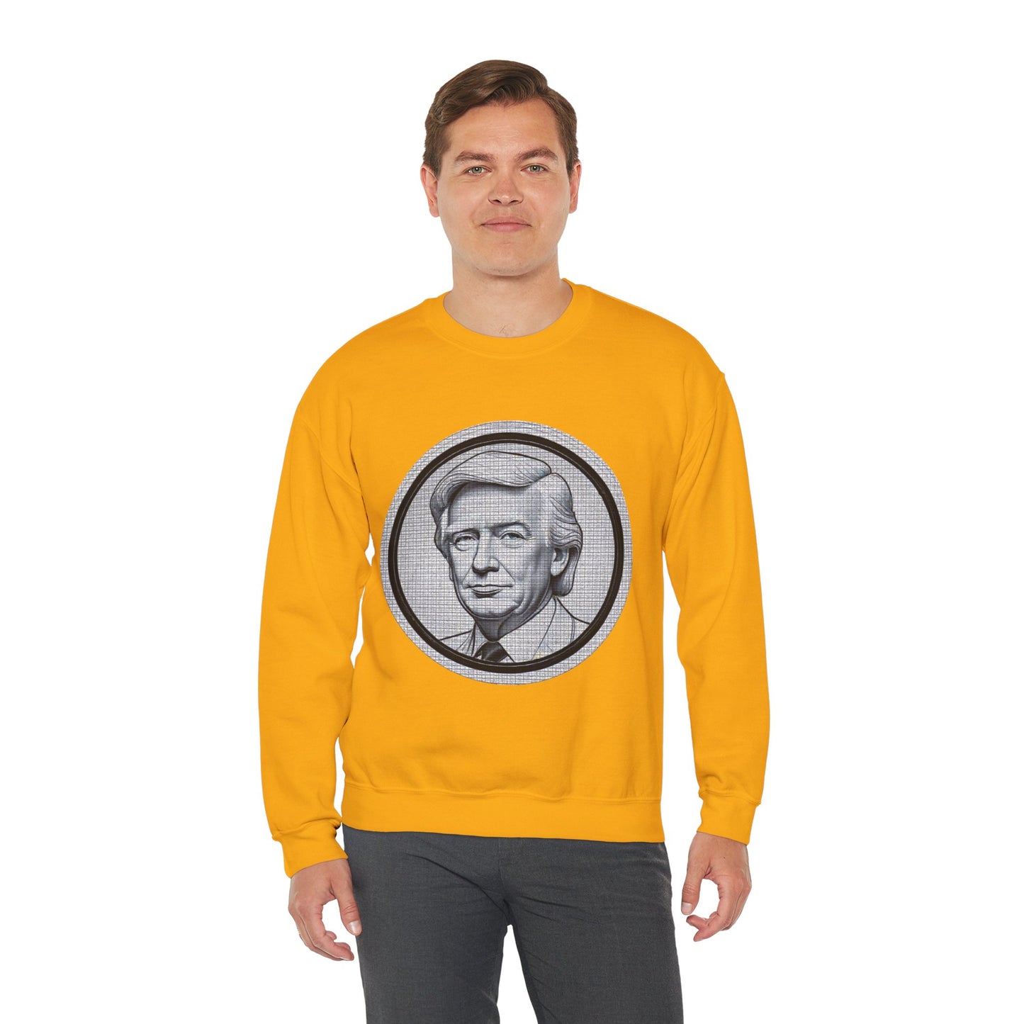 Unisex Heavy Blend™ Crewneck Sweatshirt trump Design | OKEYCITY