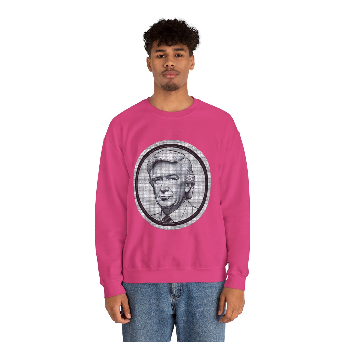 Unisex Heavy Blend™ Crewneck Sweatshirt trump Design | OKEYCITY