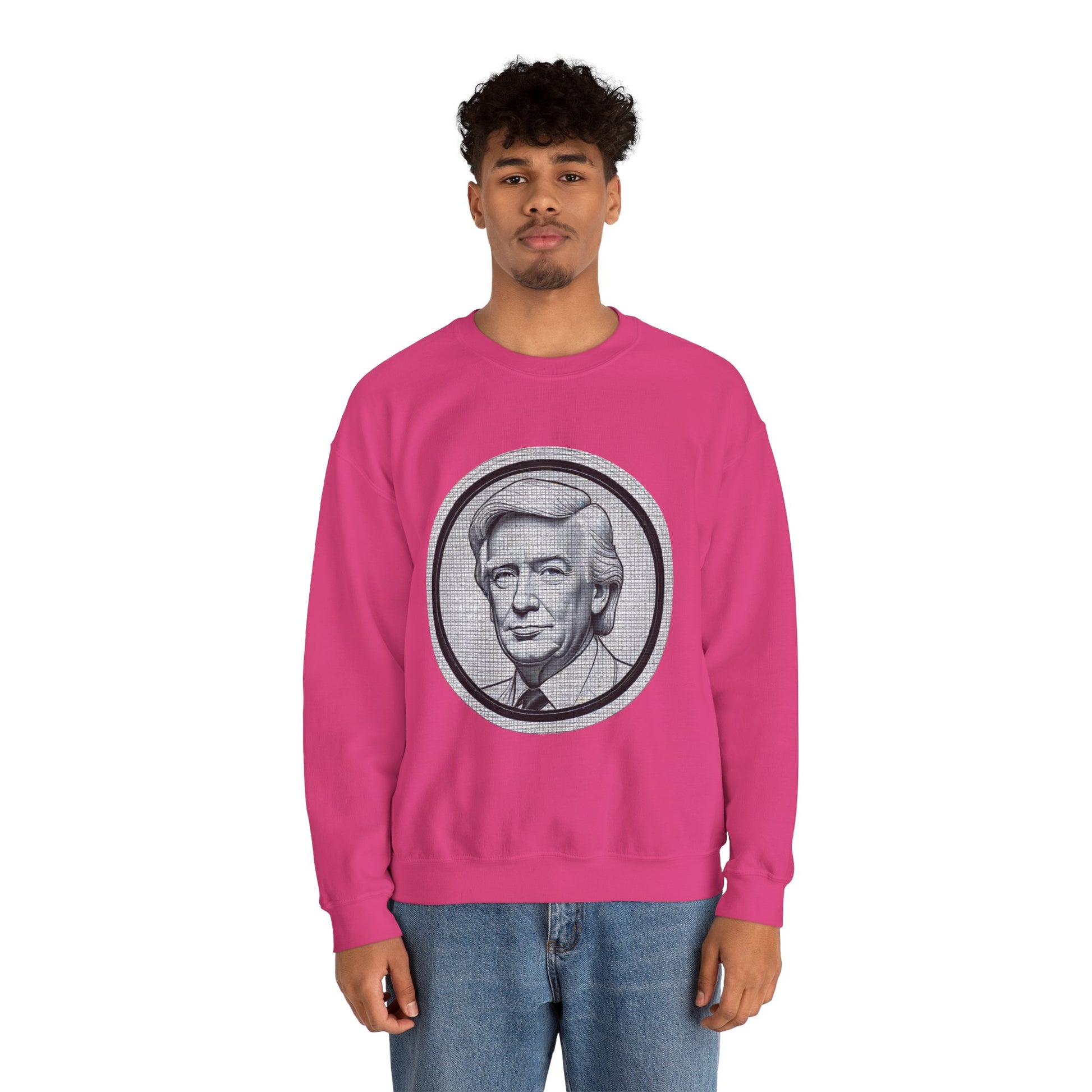 Unisex Heavy Blend™ Crewneck Sweatshirt trump Design | OKEYCITY