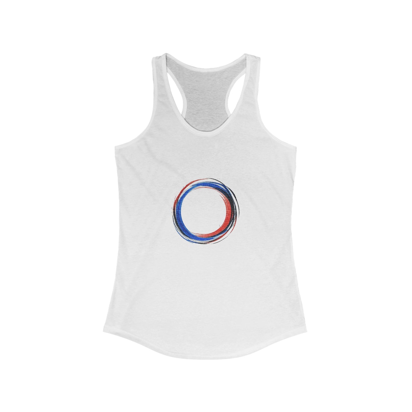 Women's Ideal Racerback Tank with circle Design | OKEYCITY