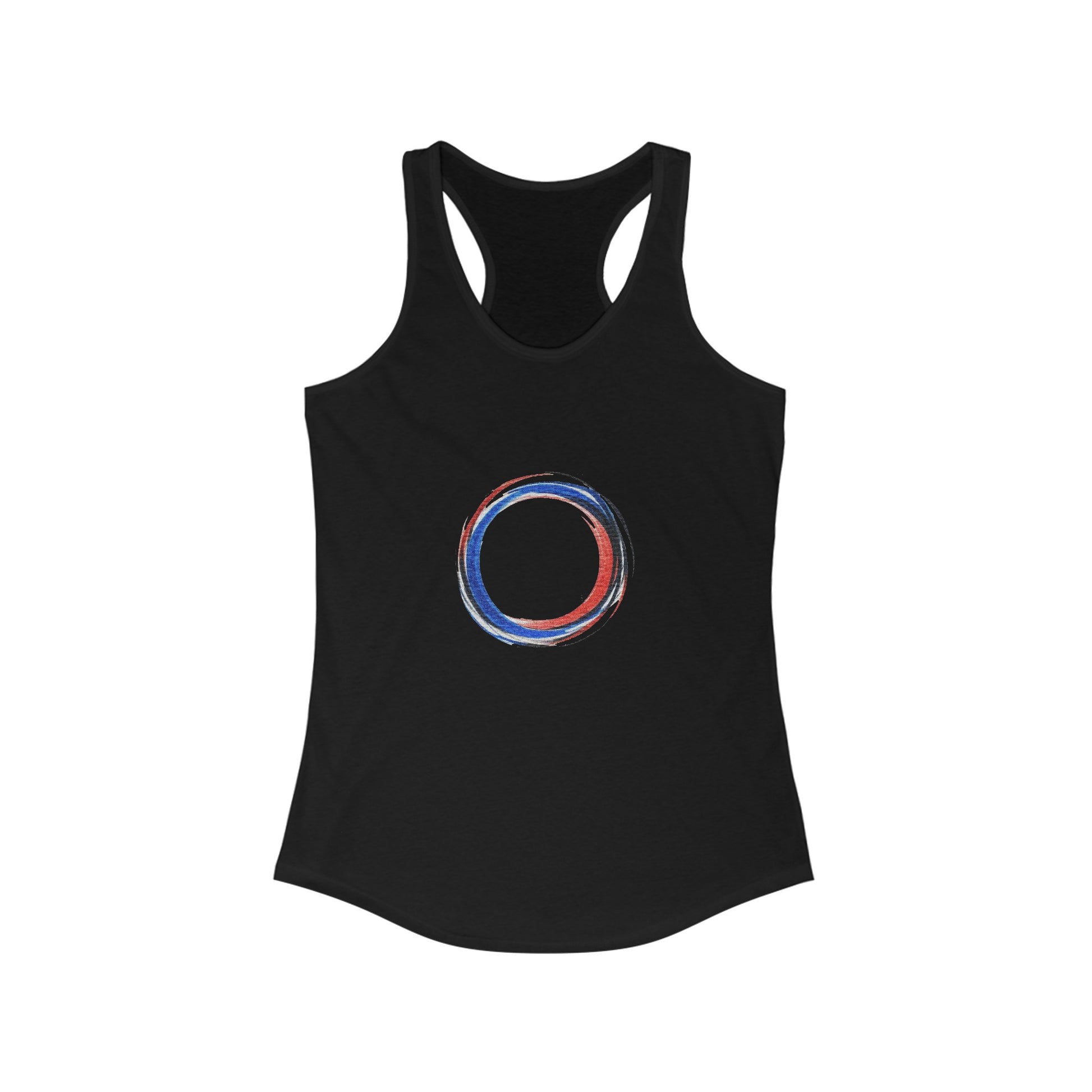 Women's Ideal Racerback Tank with circle Design | OKEYCITY