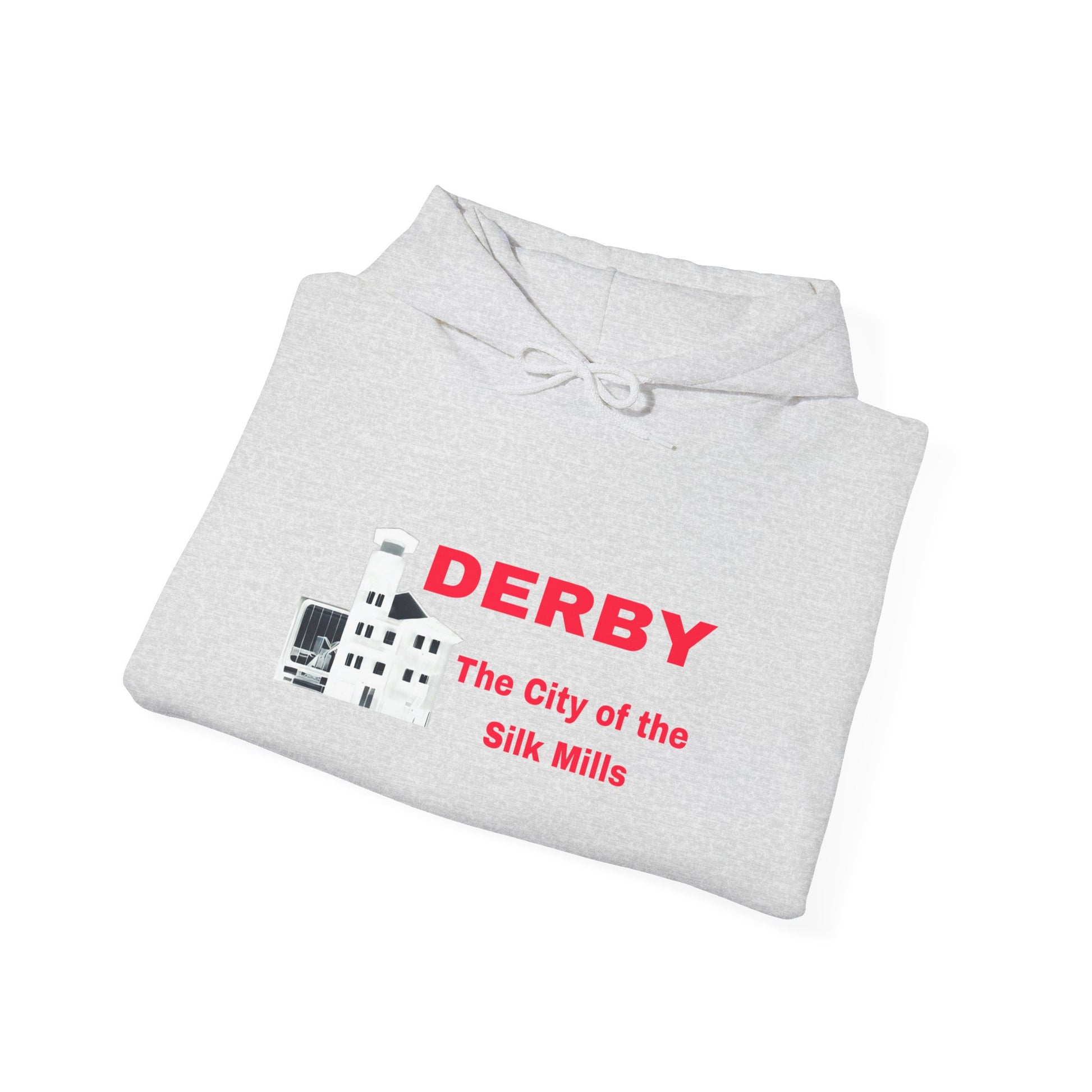 Unisex Heavy Blend™ Hooded Sweatshirt with Derby Design | OKEYCITY