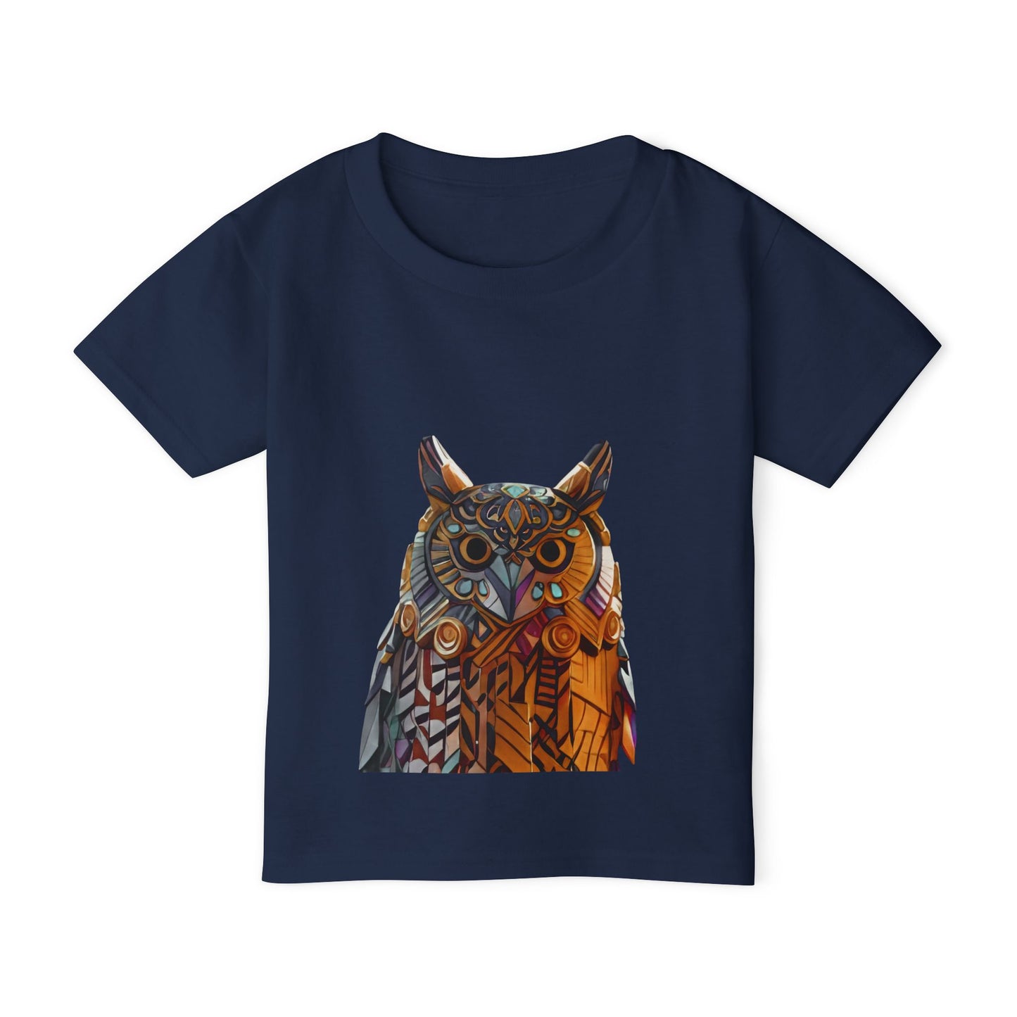 Heavy Cotton™ Toddler T-shirt with Graffiti Owl Design | OKEYCITY