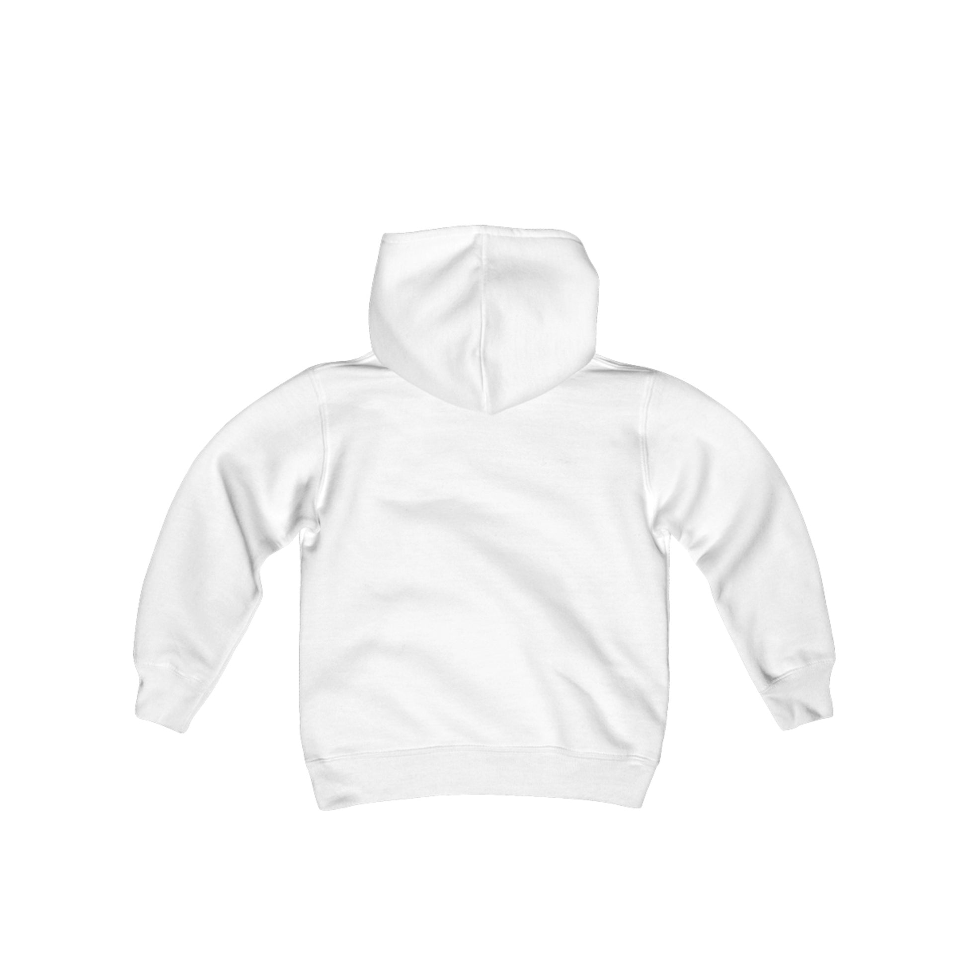 Youth Heavy Blend Hooded Sweatshirt with vector lion Design | OKEYCITY