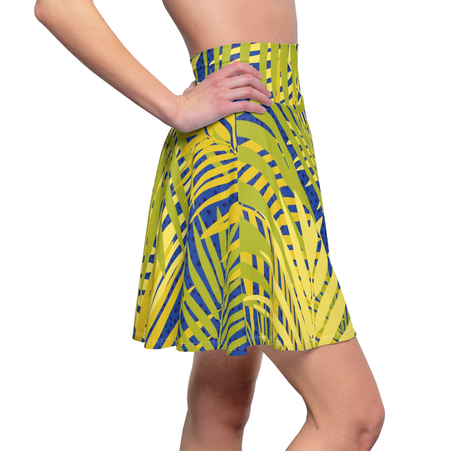 Women's Skater Skirt With graphic Design | OKEYCITY