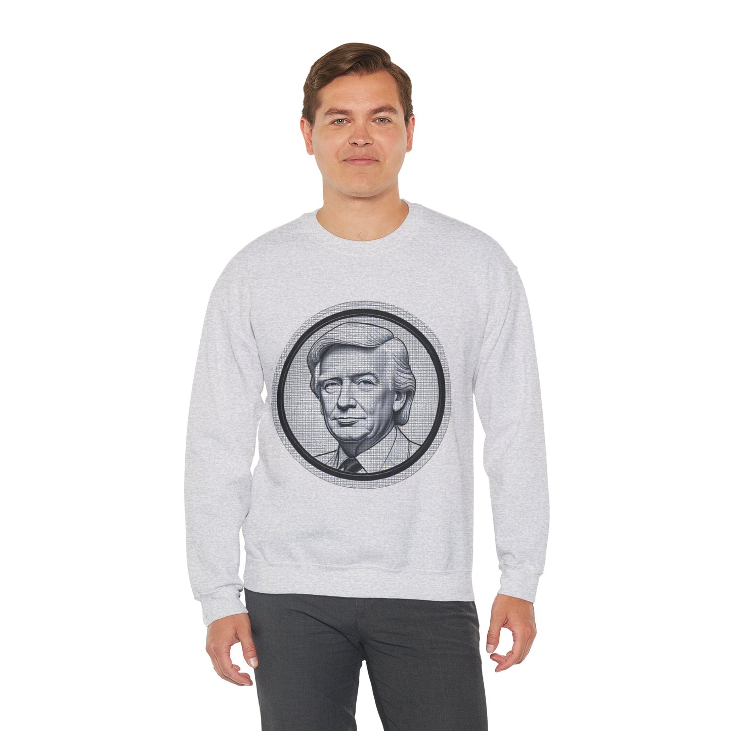 Unisex Heavy Blend™ Crewneck Sweatshirt trump Design | OKEYCITY