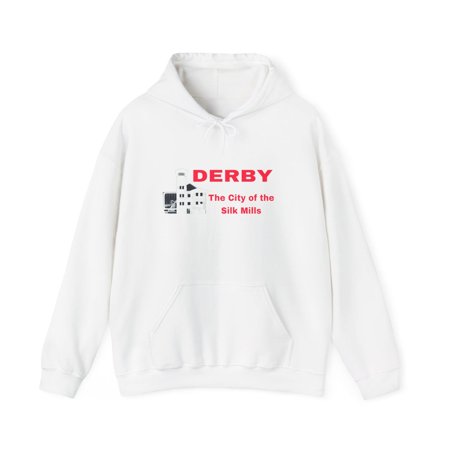 Unisex Heavy Blend™ Hooded Sweatshirt with Derby Design | OKEYCITY