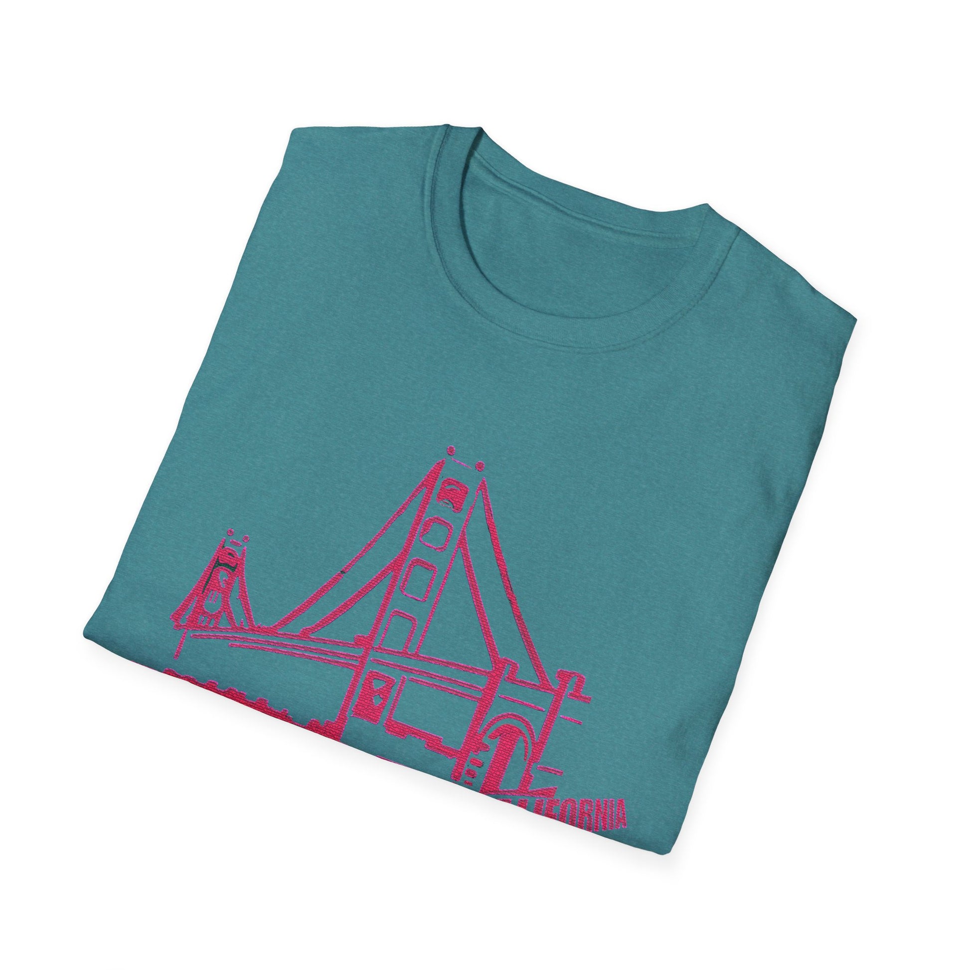 Unisex Softstyle T-Shirt with San Francisco Design | OKEYCITY