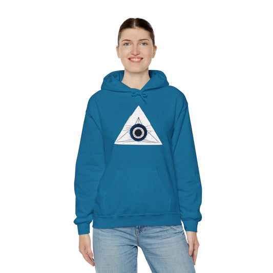 Unisex Heavy Blend™ Hooded Sweatshirt illuminati ِDesign | OKEYCITY